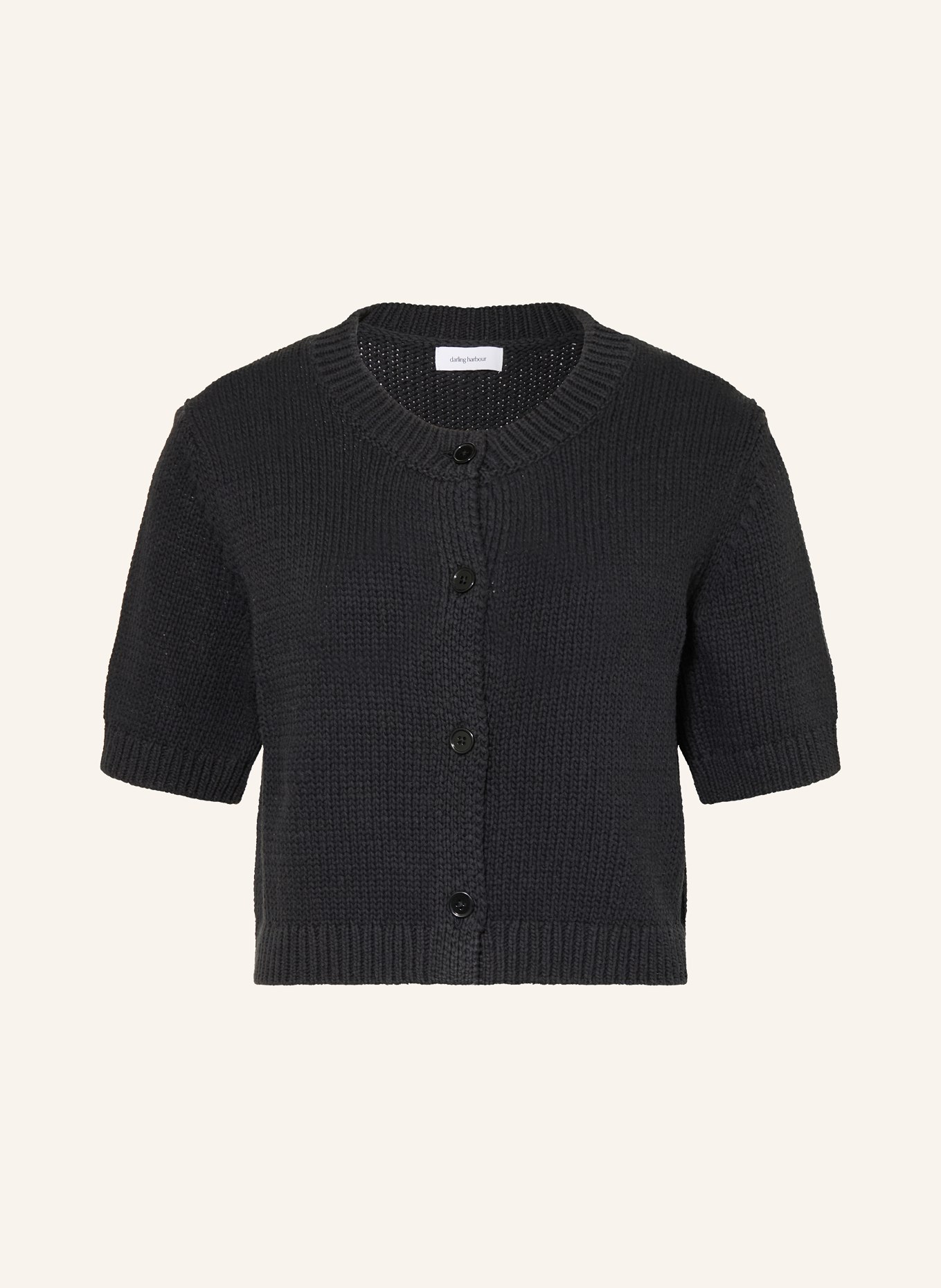 darling harbour Strickjacke: BLACK