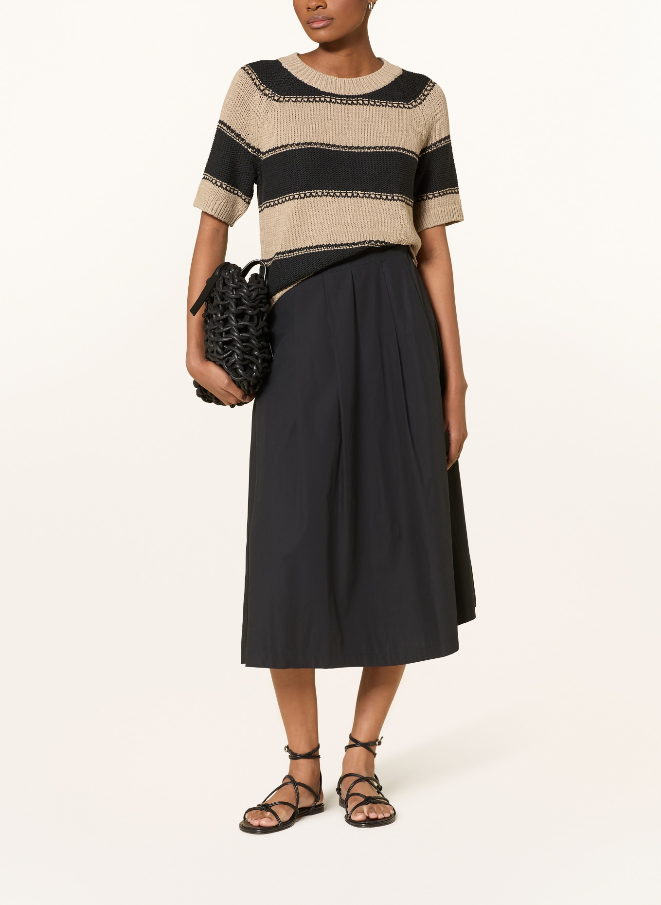 darling harbour koszulka z dzianiny: taupe /black