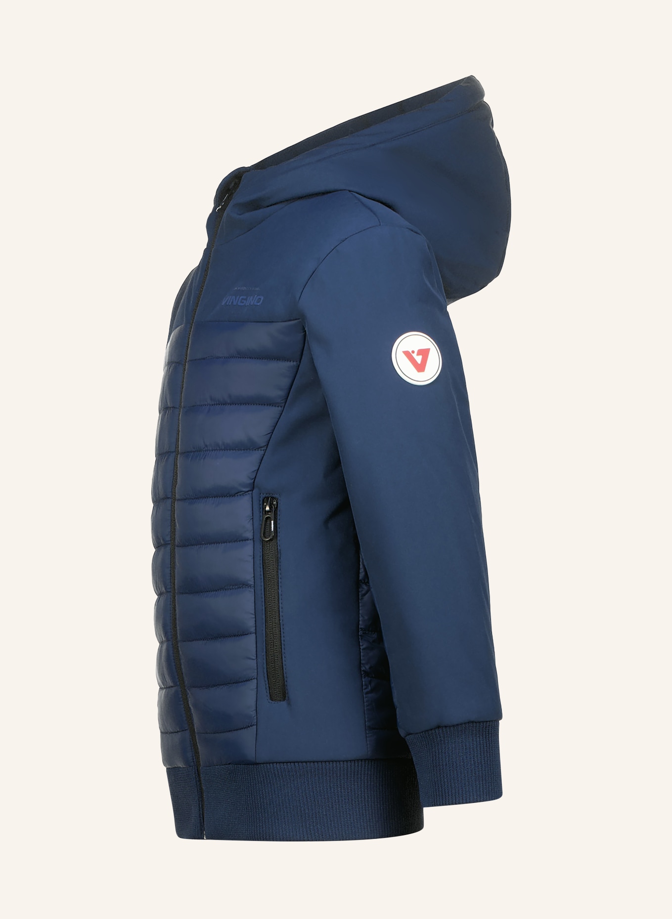 VINGINO Kurtka pikowana TEFFER z mieszanki materiałów: GRANATOWY