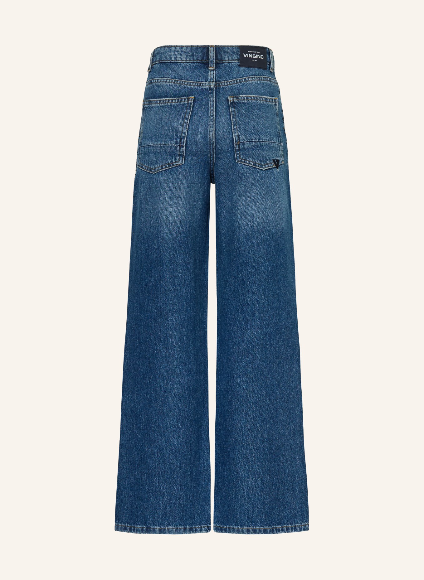 VINGINO Jeans mit Schmucksteinen: 154 blue vintage