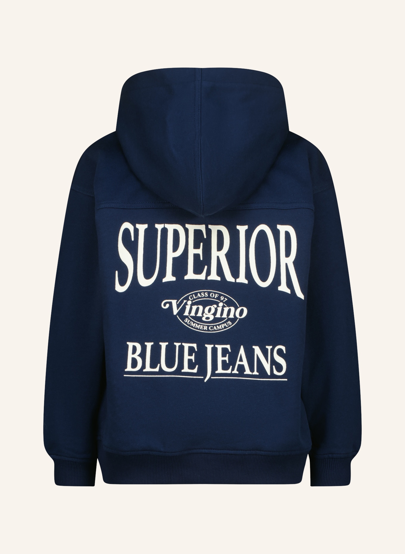 VINGINO Bluza z kapturem NOKA: GRANATOWY / CIEMNOCZERWONY / BIAŁY