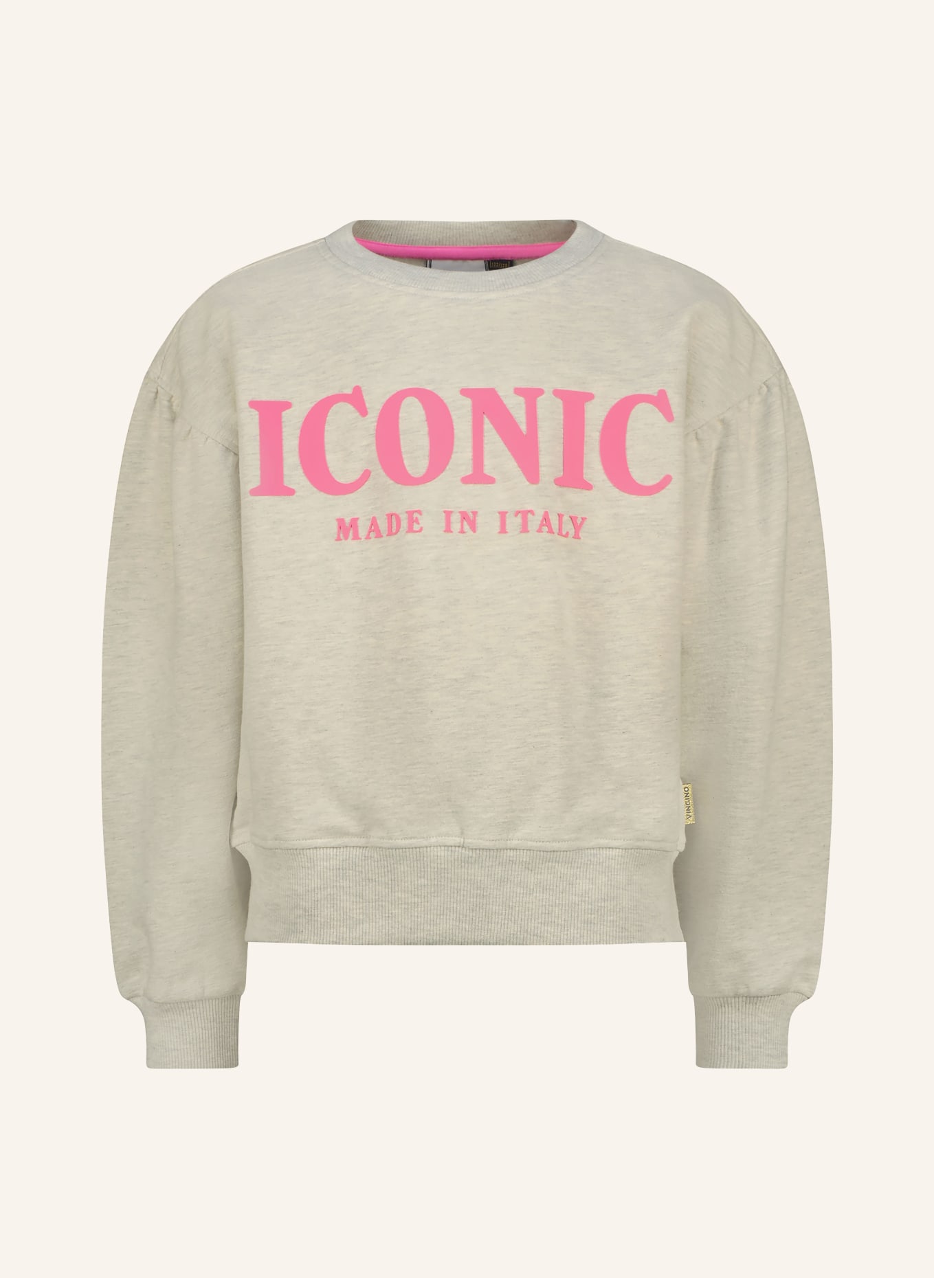 VINGINO Bluza NORANNE: KREMOWY / JASKRAWY RÓŻOWY / JASNOCZARY