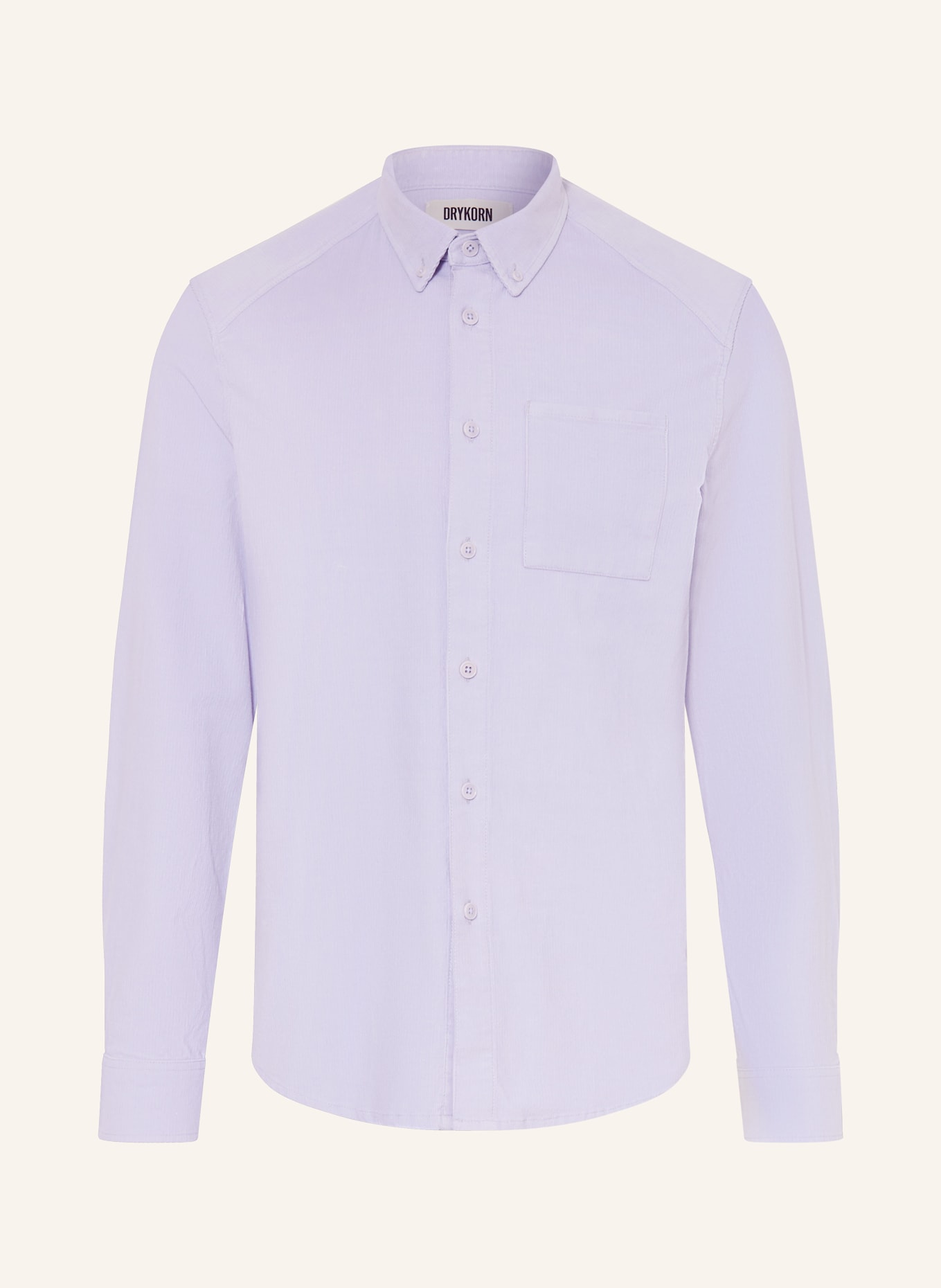DRYKORN Cord-Overshirt LIET: BLAUGRAU
