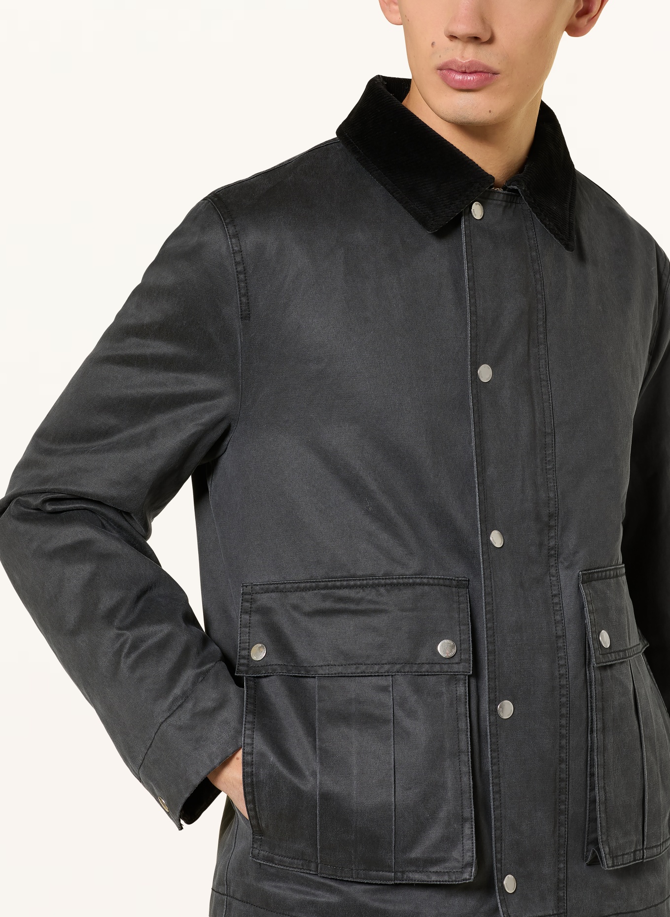 DRYKORN Overjacket YAKAMO: DUNKELGRAU