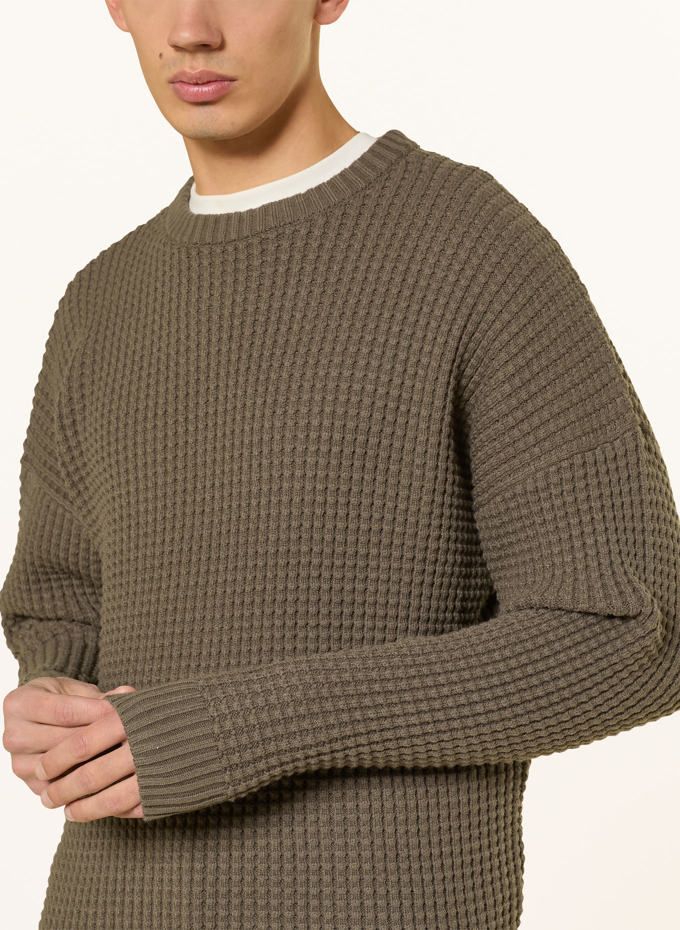 DRYKORN Pullover: KHAKI
