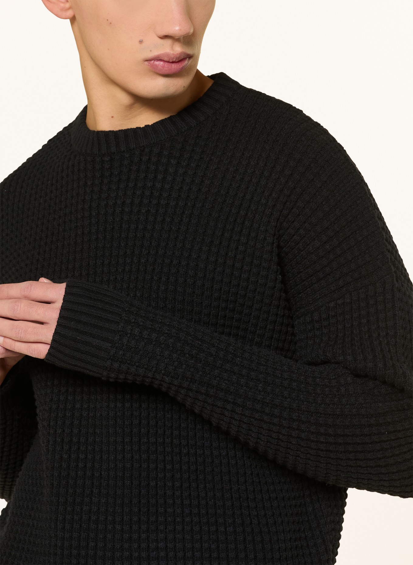 DRYKORN Pullover: SCHWARZ