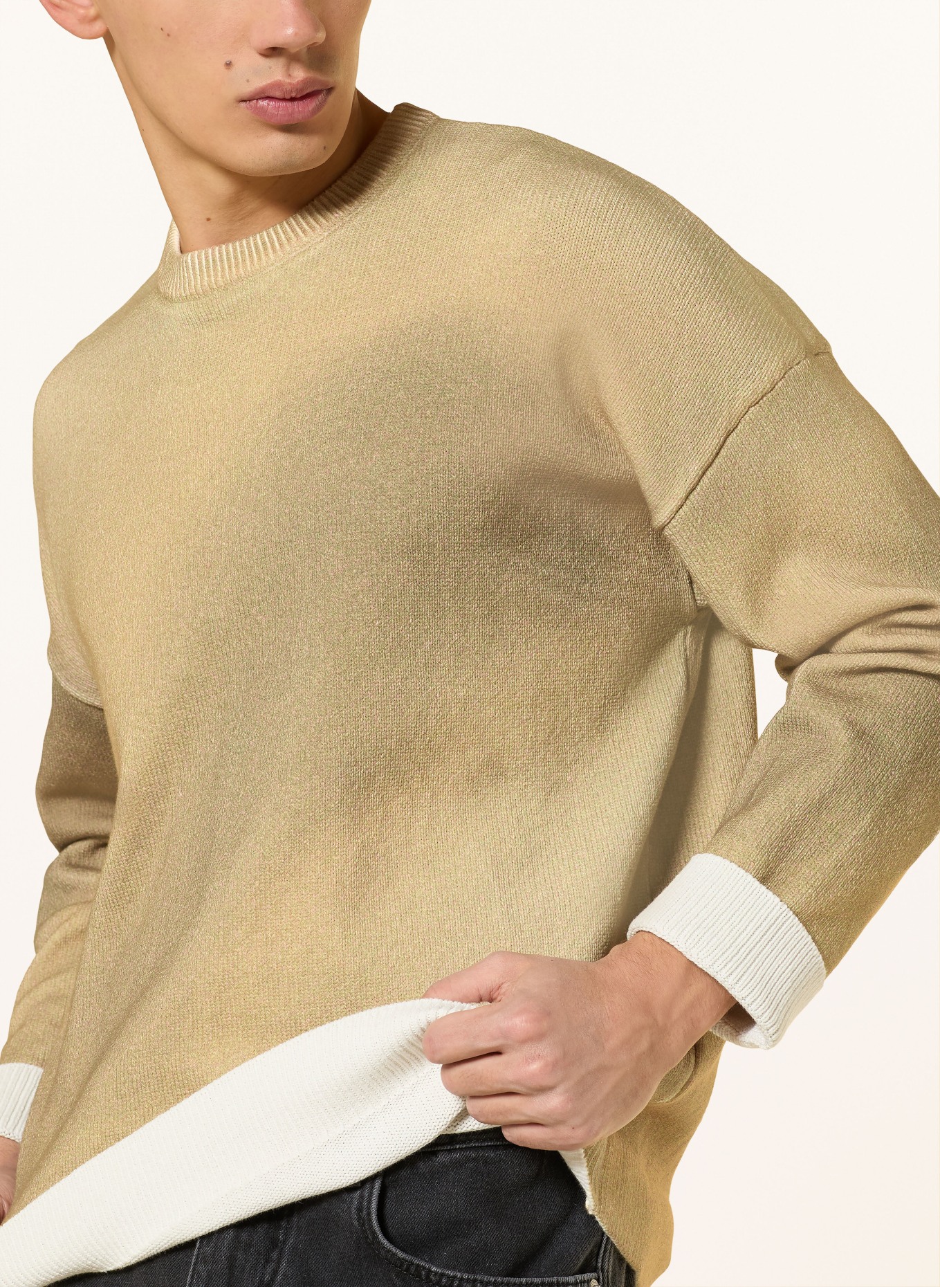 DRYKORN Pullover NEELIO: HELLBRAUN