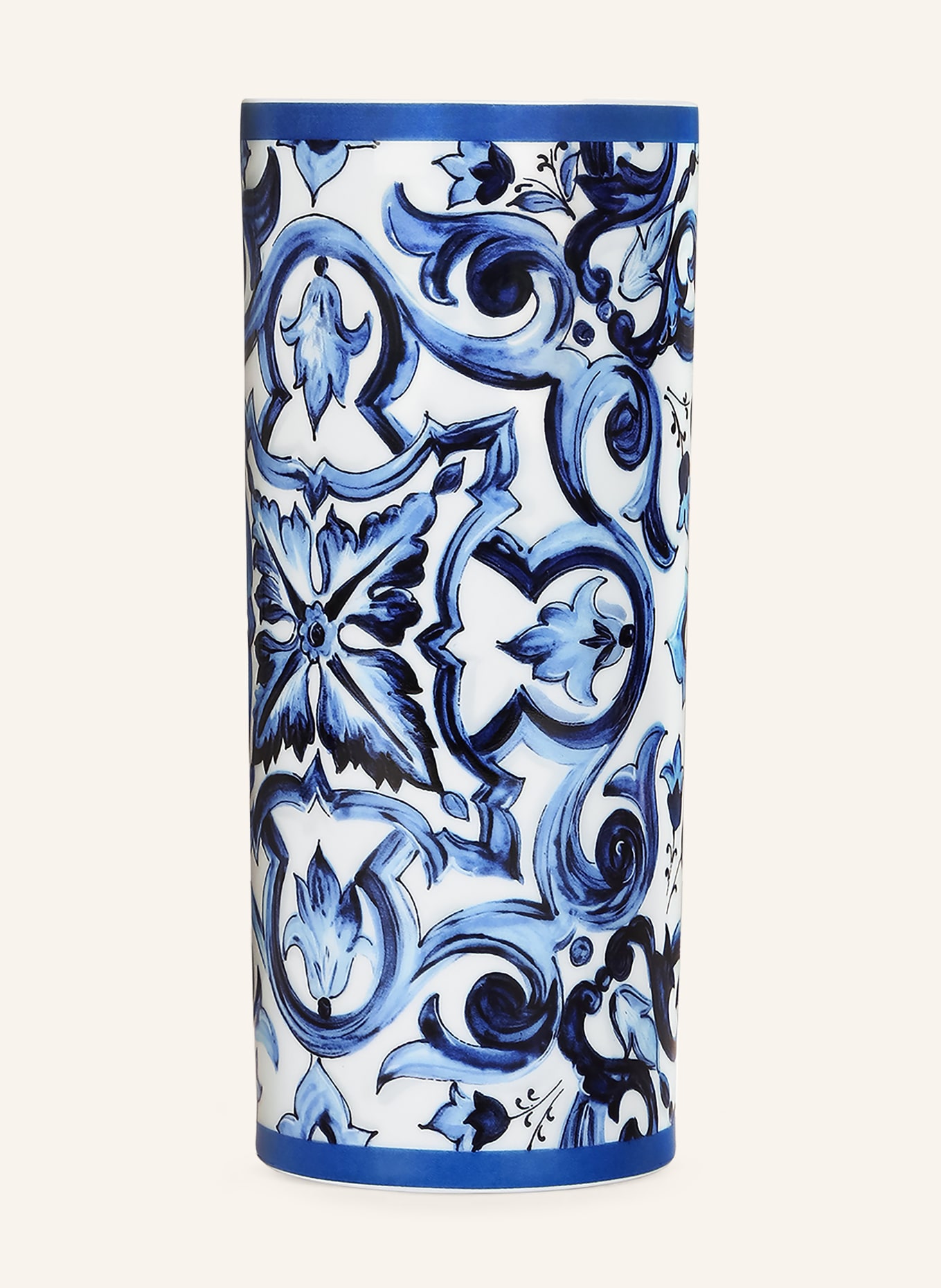 DOLCE & GABBANA CASA wazon: BIAŁY / JASNONIEBIESKI / GRANATOWY