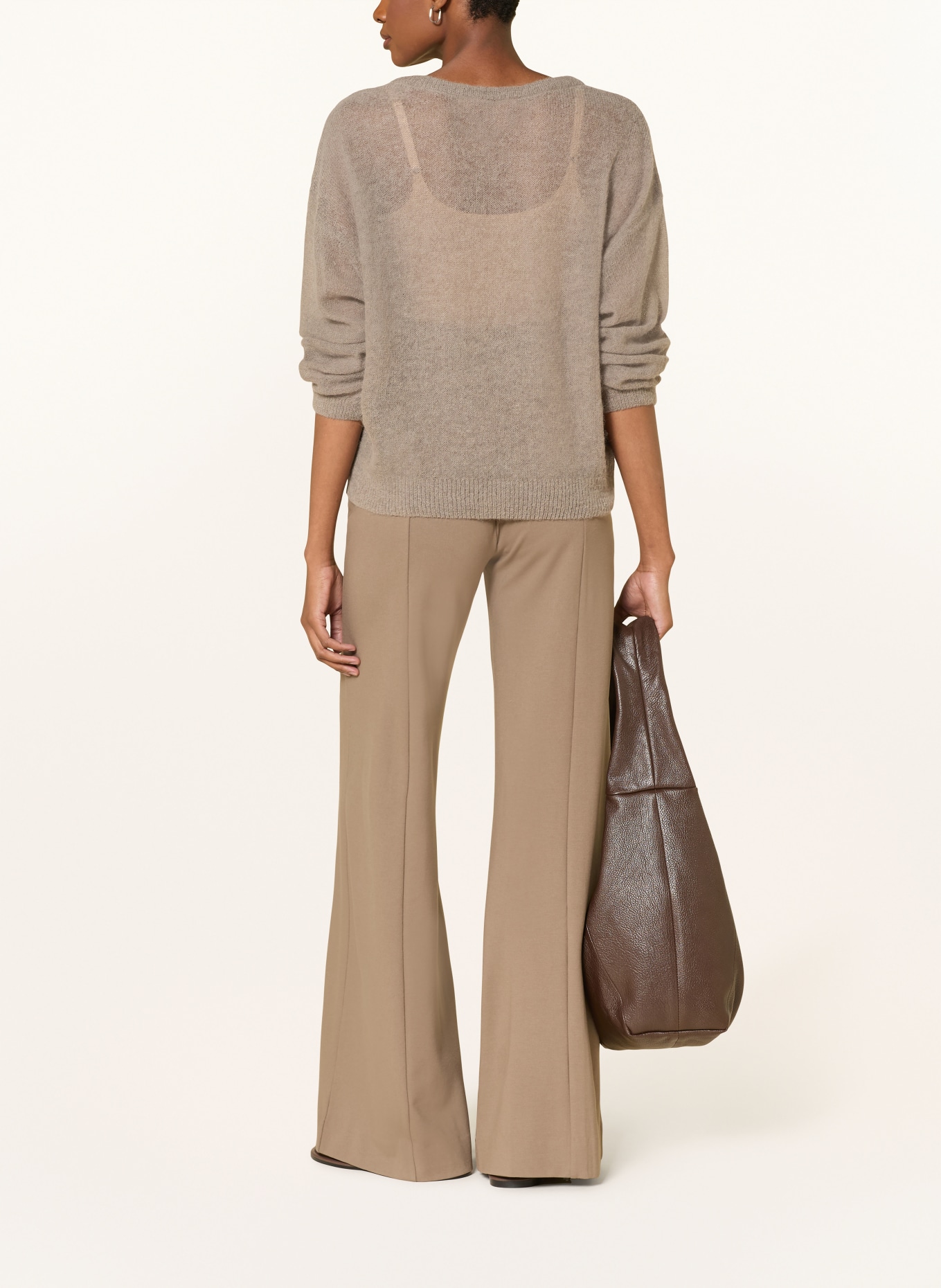 10DAYS Pullover mit Alpaka: TAUPE