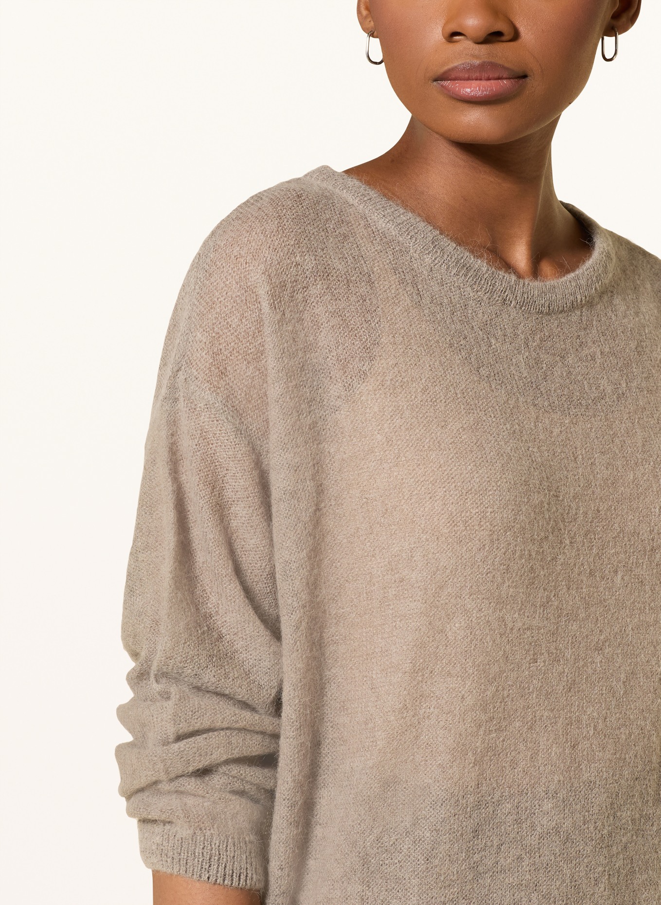 10DAYS Pullover mit Alpaka: TAUPE