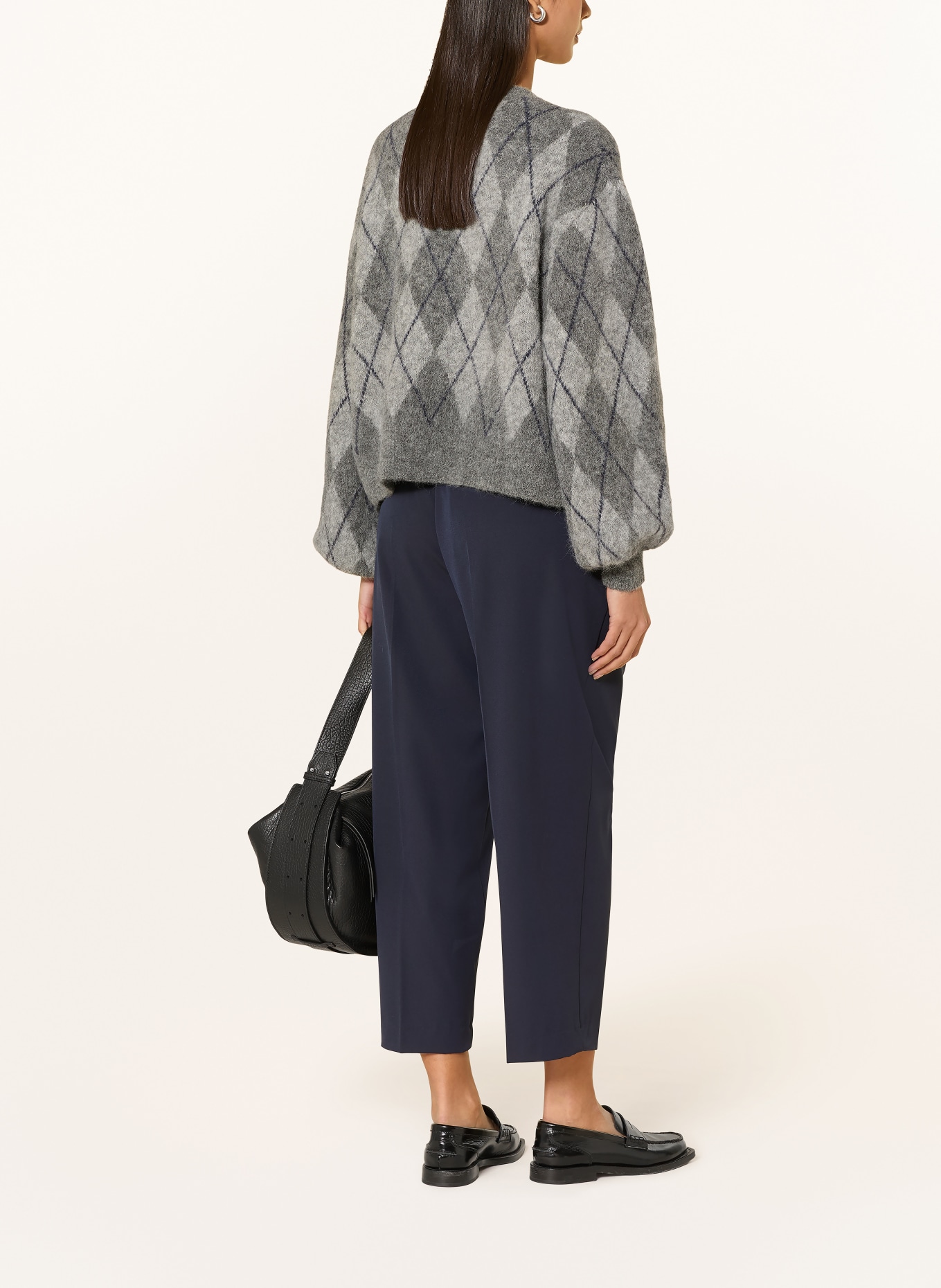 Smith & Soul Spodnie 7/8: GRANATOWY