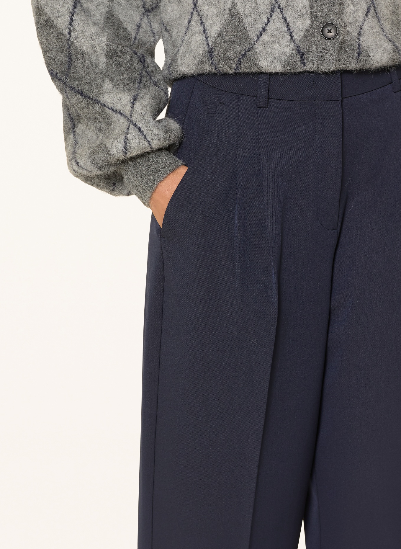 Smith & Soul Spodnie 7/8: GRANATOWY