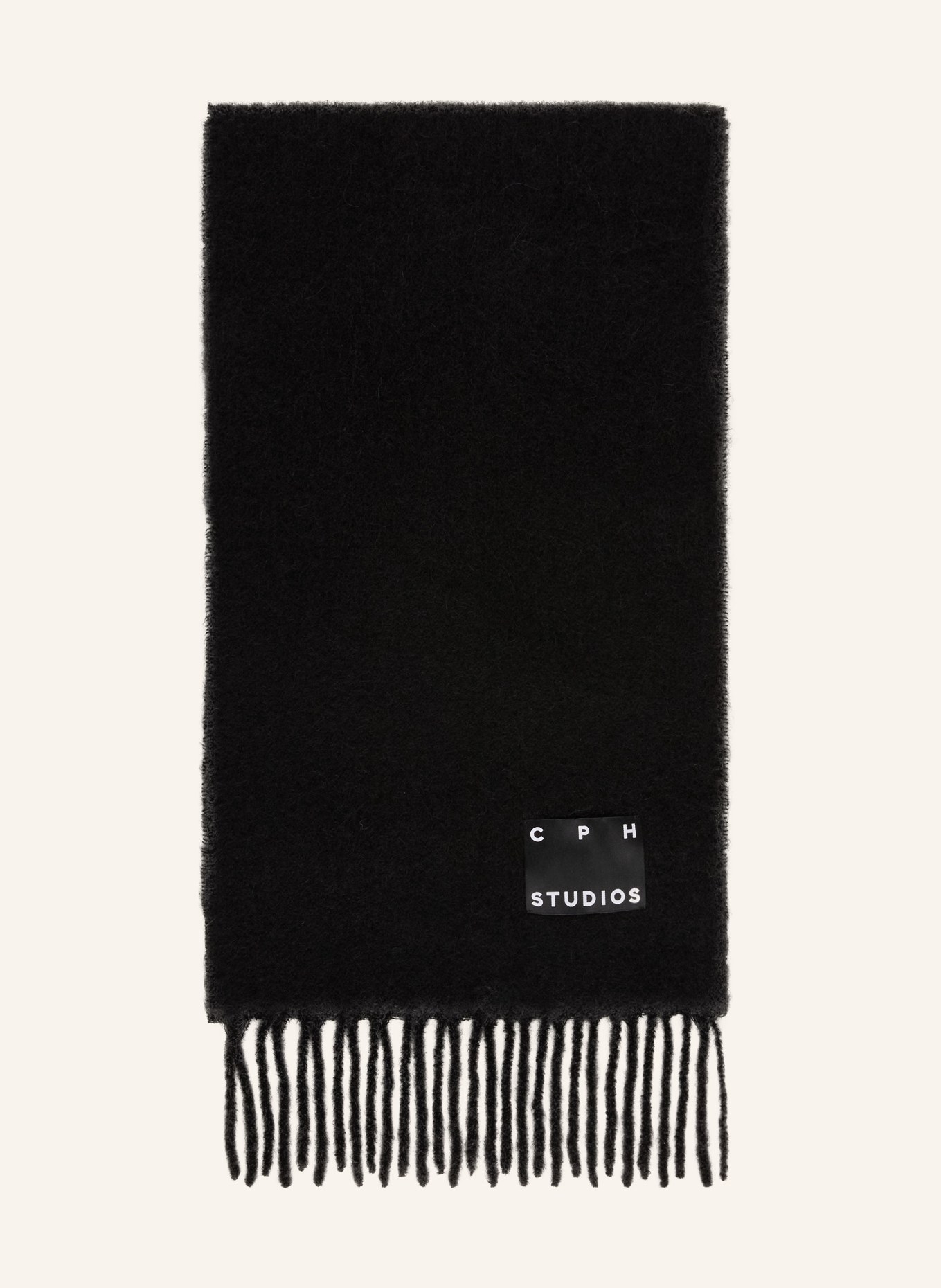 COPENHAGEN STUDIOS Szal z alpaki: CZARNY