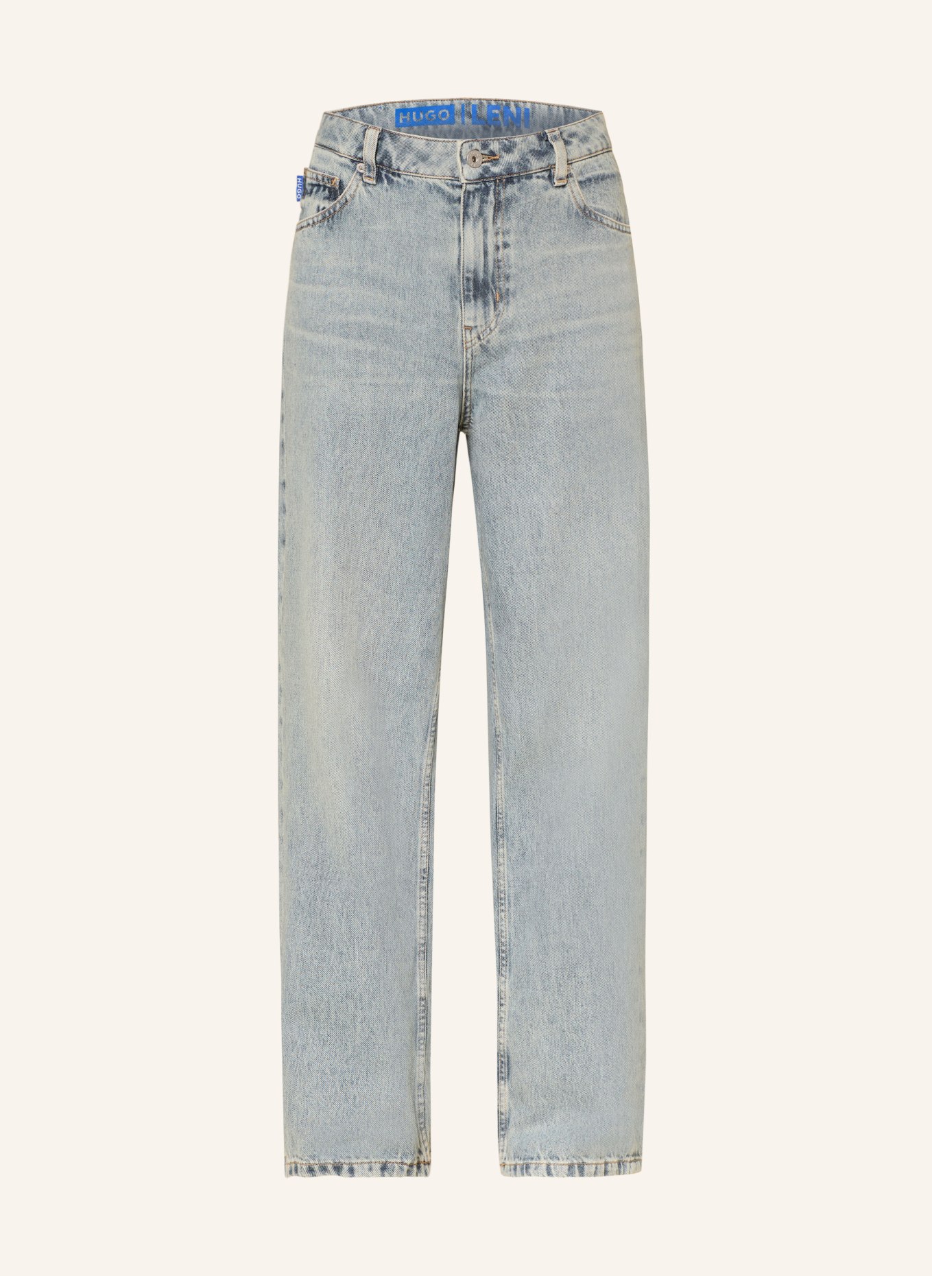 HUGO Wide Leg Jeans LENI: 435 BRIGHT BLUE