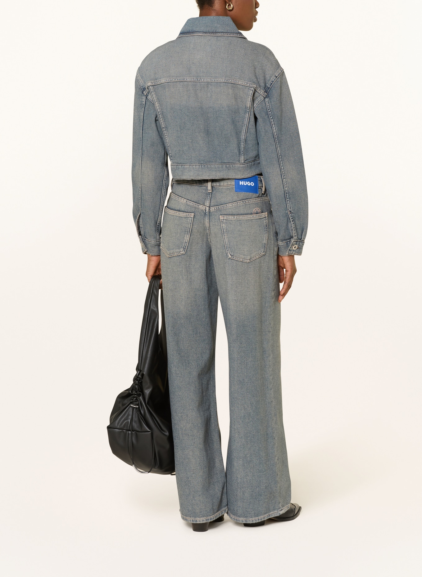 HUGO Kurtka dżinsowa GALATEA: SZARONIEBIESKI