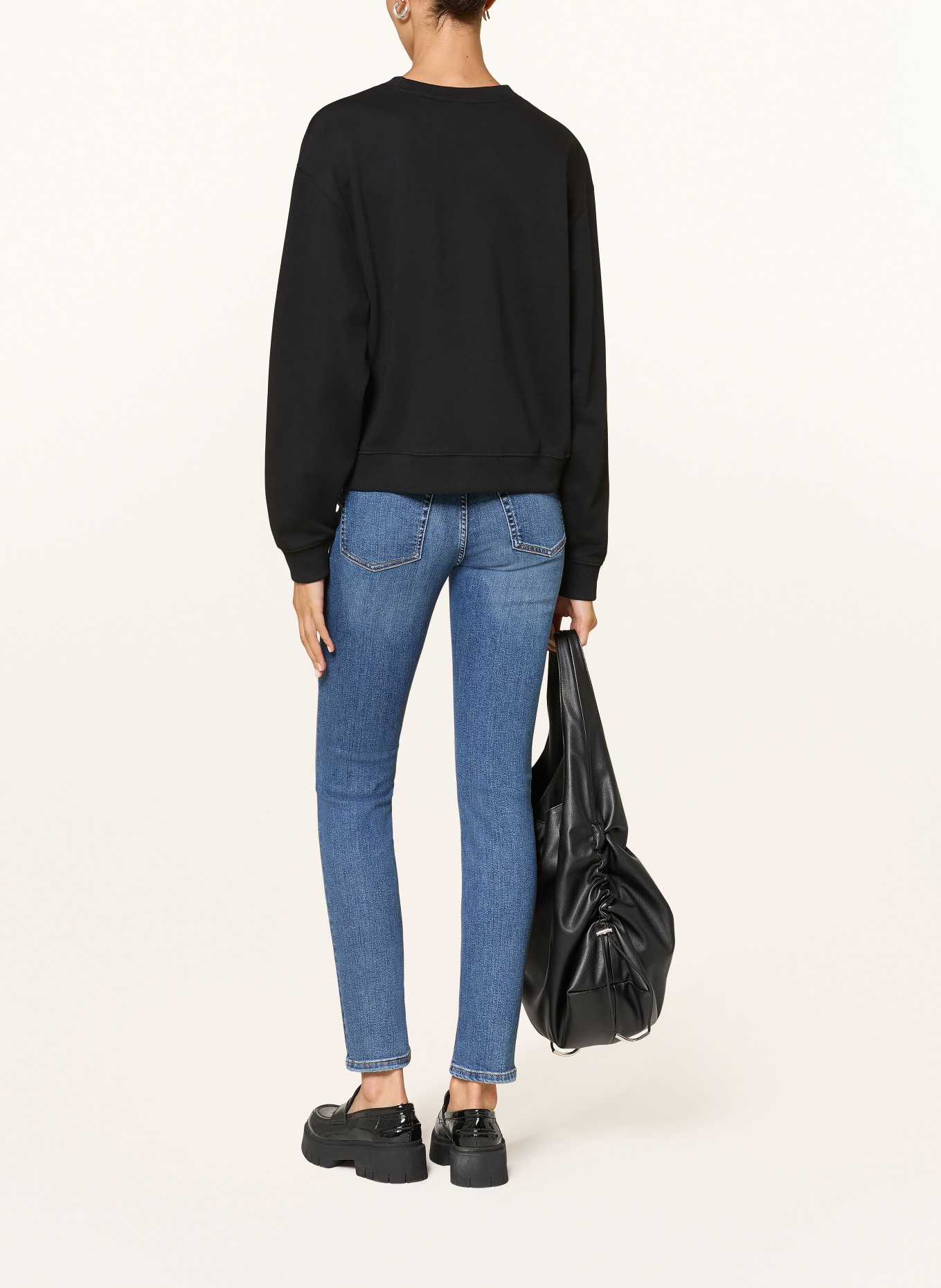 HUGO DEROXINA sweatshirt: BLACK