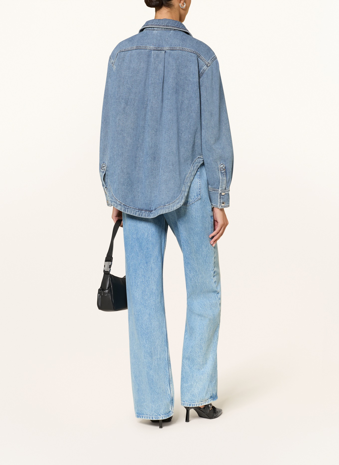 HUGO GAREVE denim blouse: BLUE