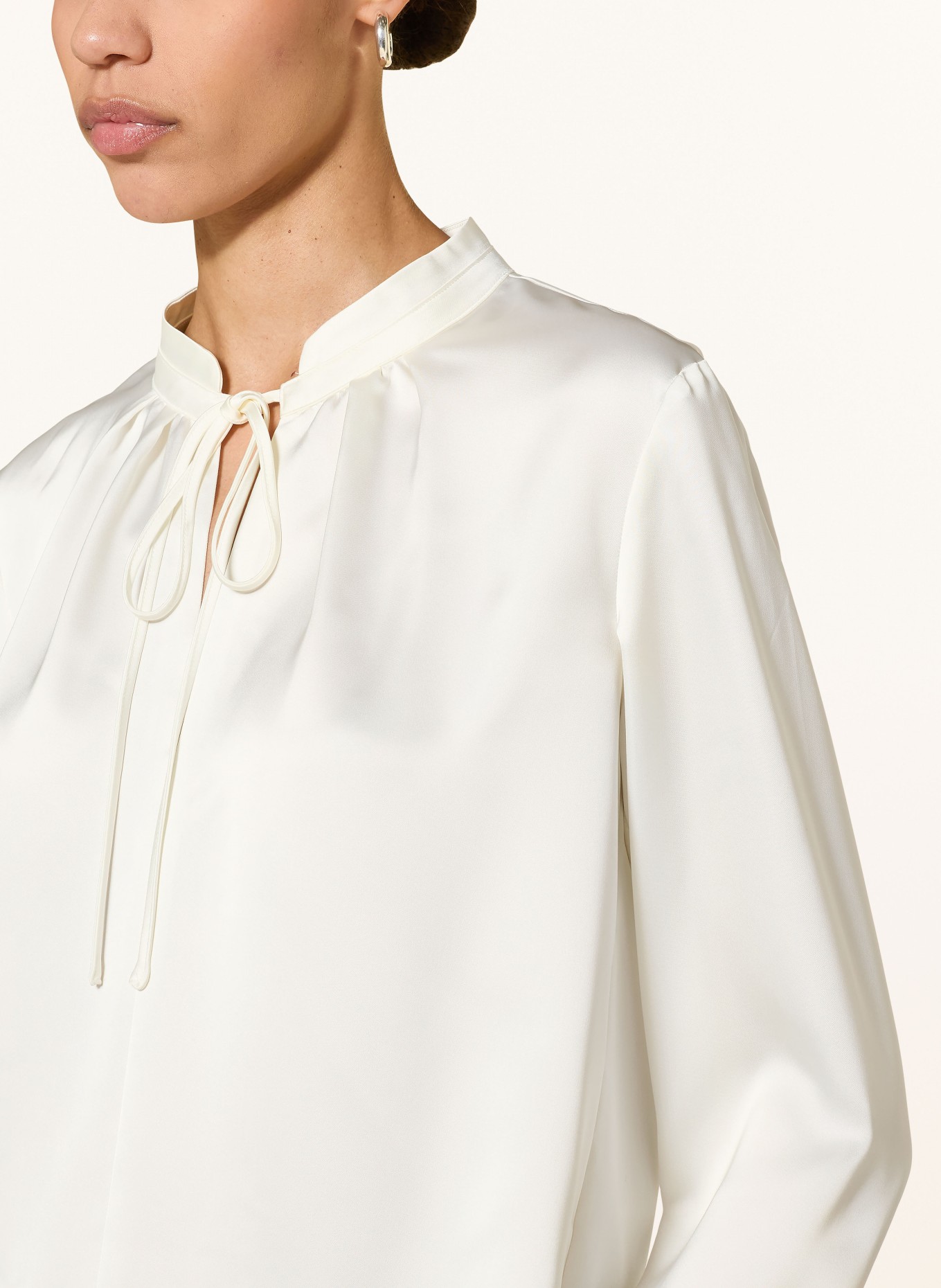 HUGO Blusenshirt CIMONAS: ECRU