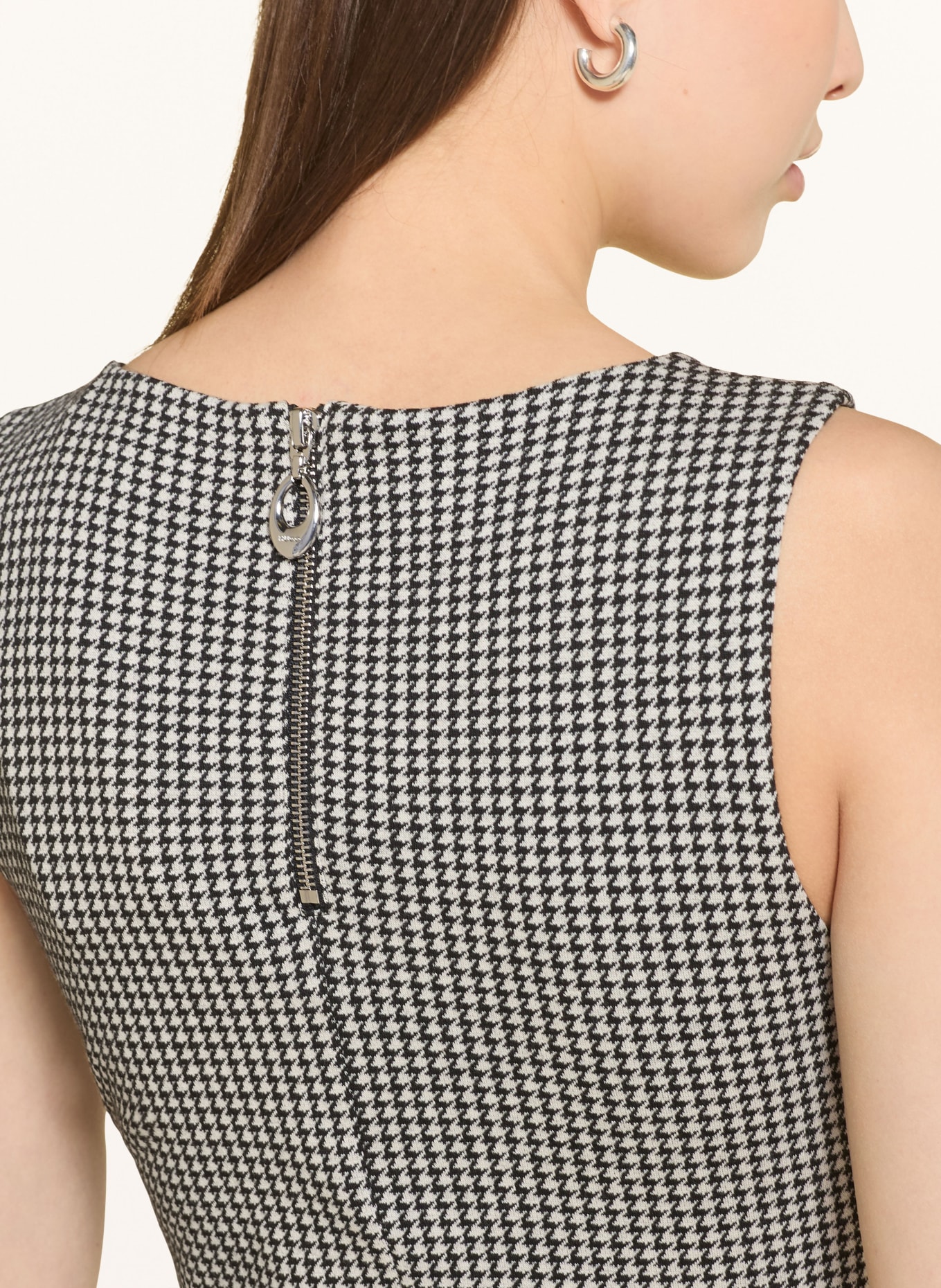 HUGO Top DAROSETTA: SCHWARZ / WEISS