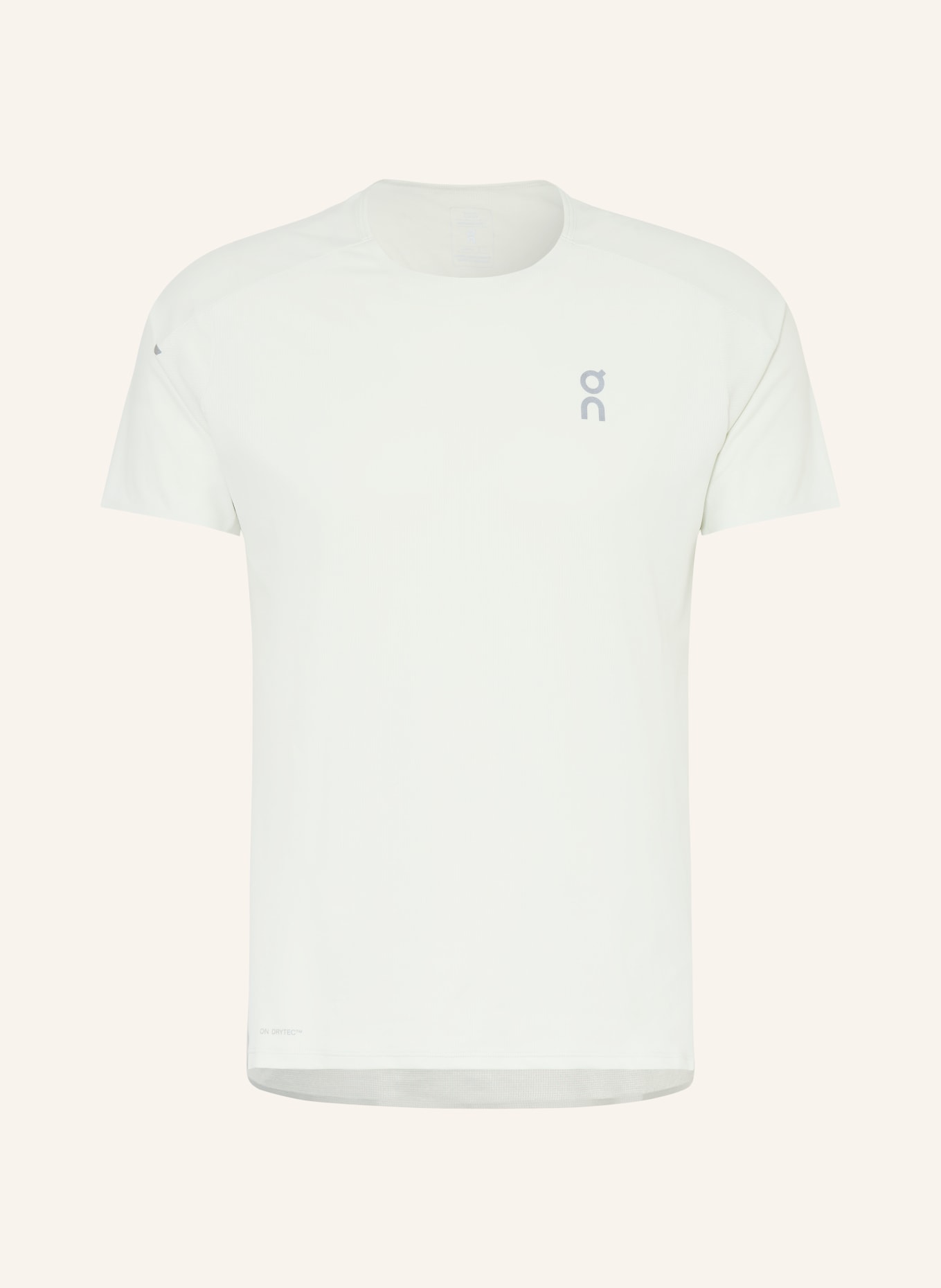 On Laufshirt PERFORMANCE-T: HELLGRAU / GRAU