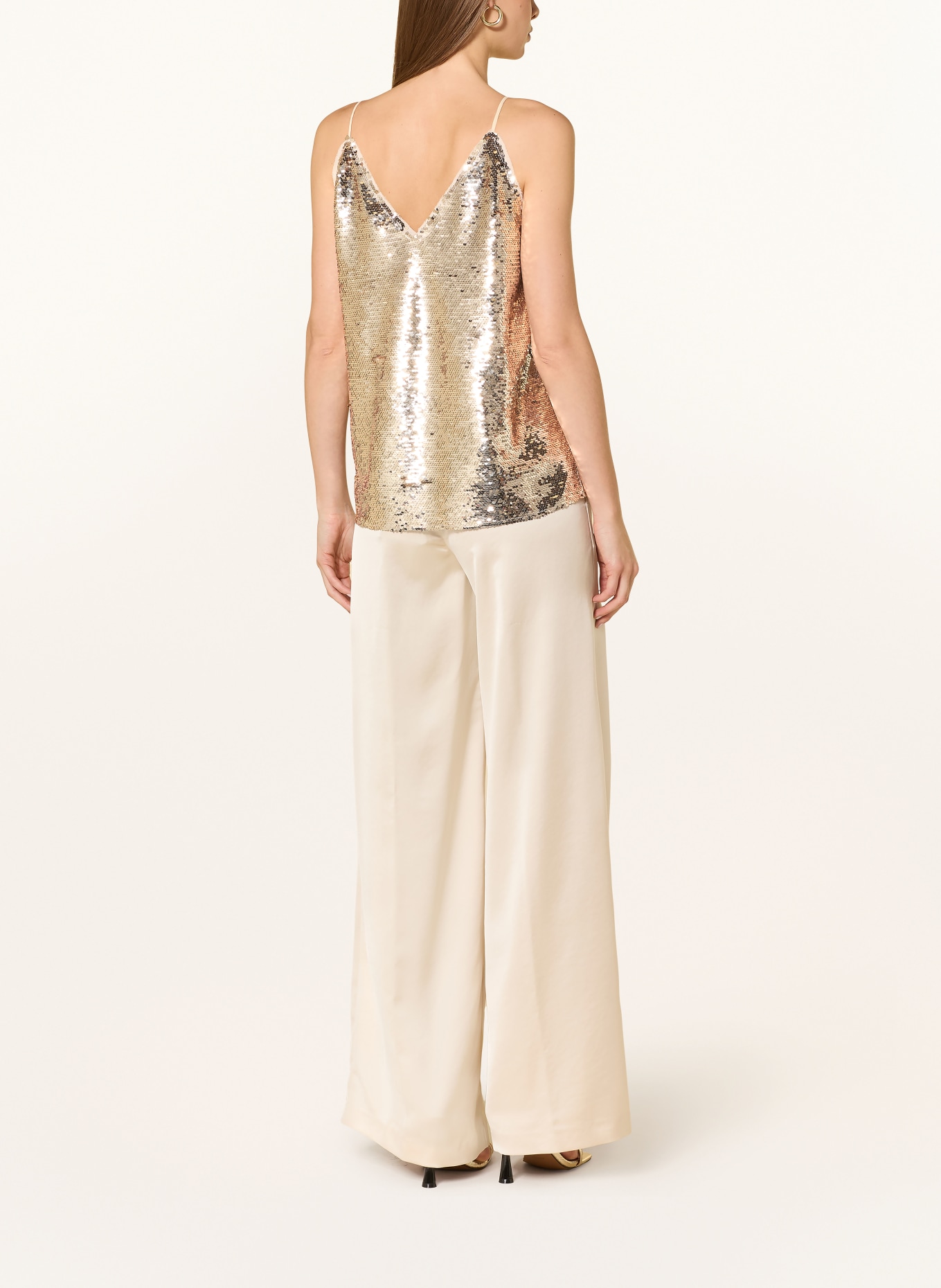 Rich & Royal Sequin top: GOLD