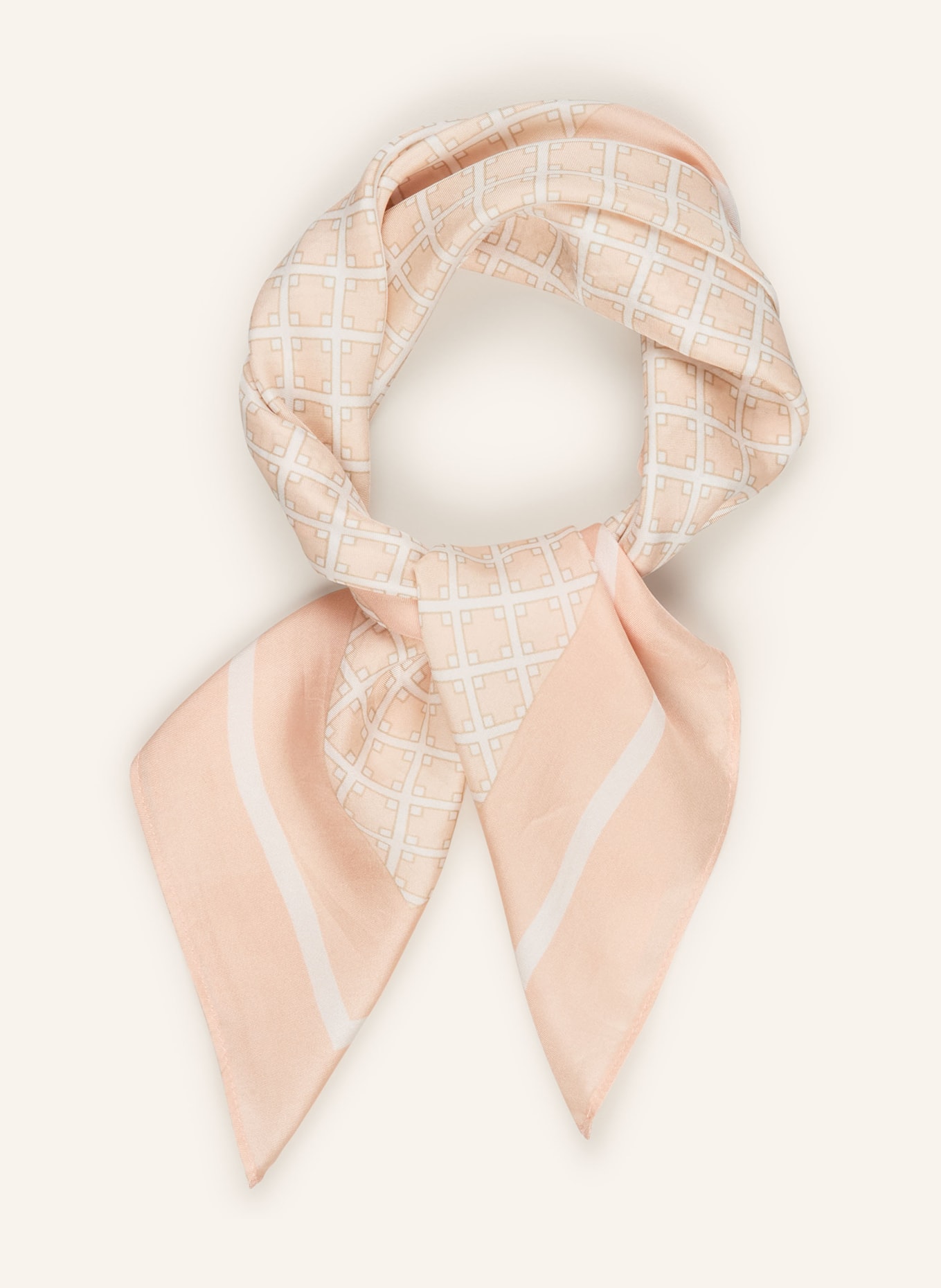 BOSS Seidentuch VINCENCY: ROSA / ECRU / TAUPE