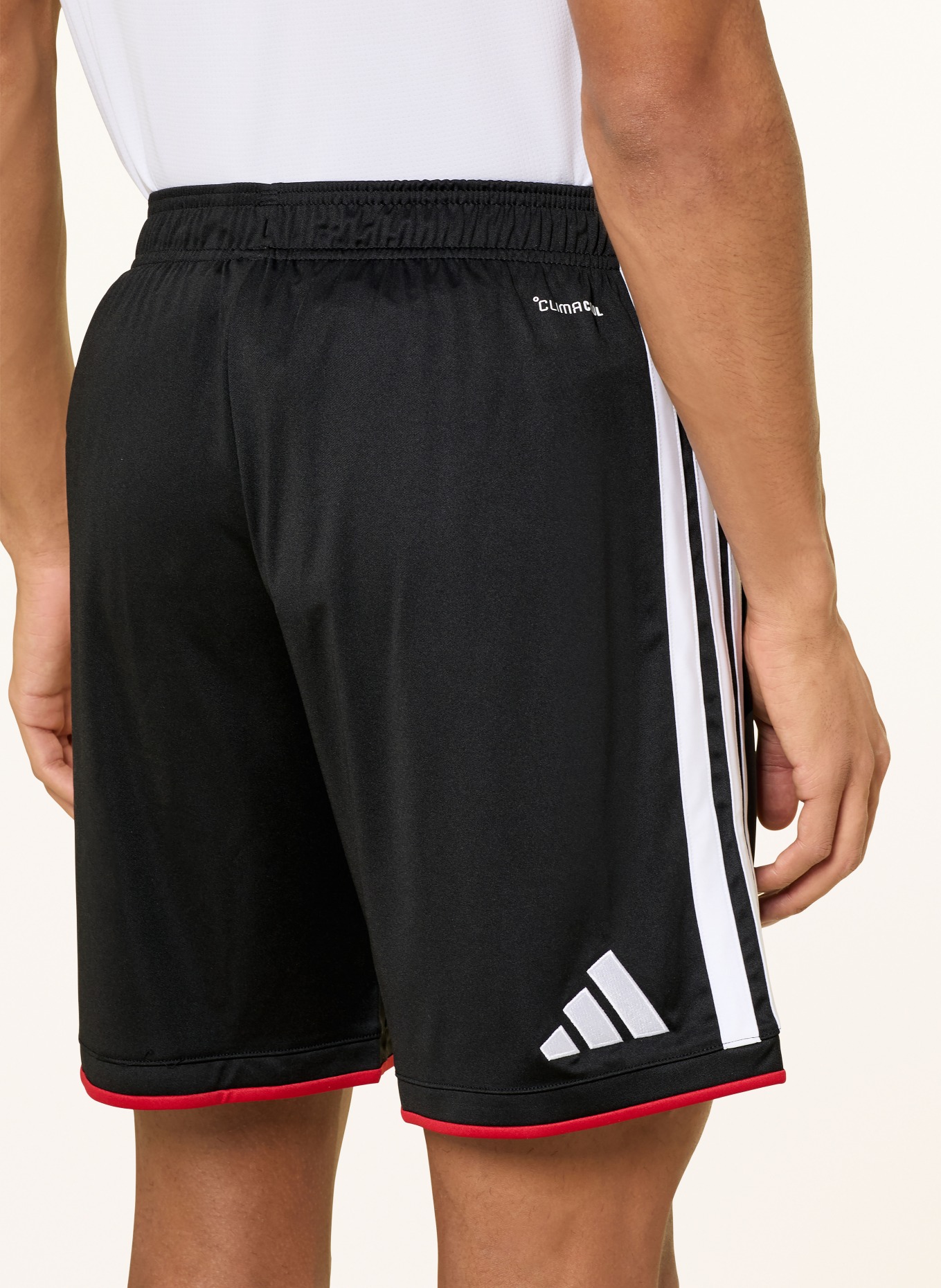 adidas Shorts DUITSLAND 26 voor heren: ZWART / ROOD / WIT