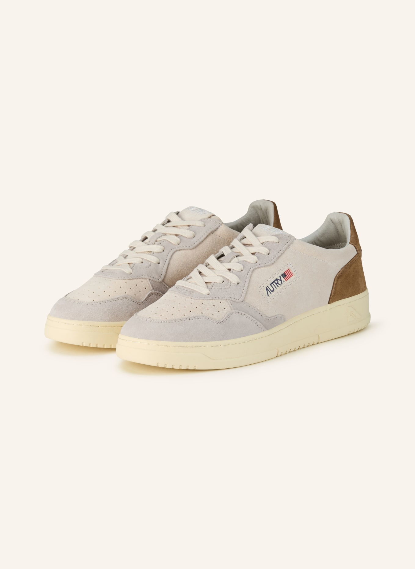 AUTRY Sneaker MEDALIST LOW TS: BLAUGRAU / BRAUN / HELLGRAU