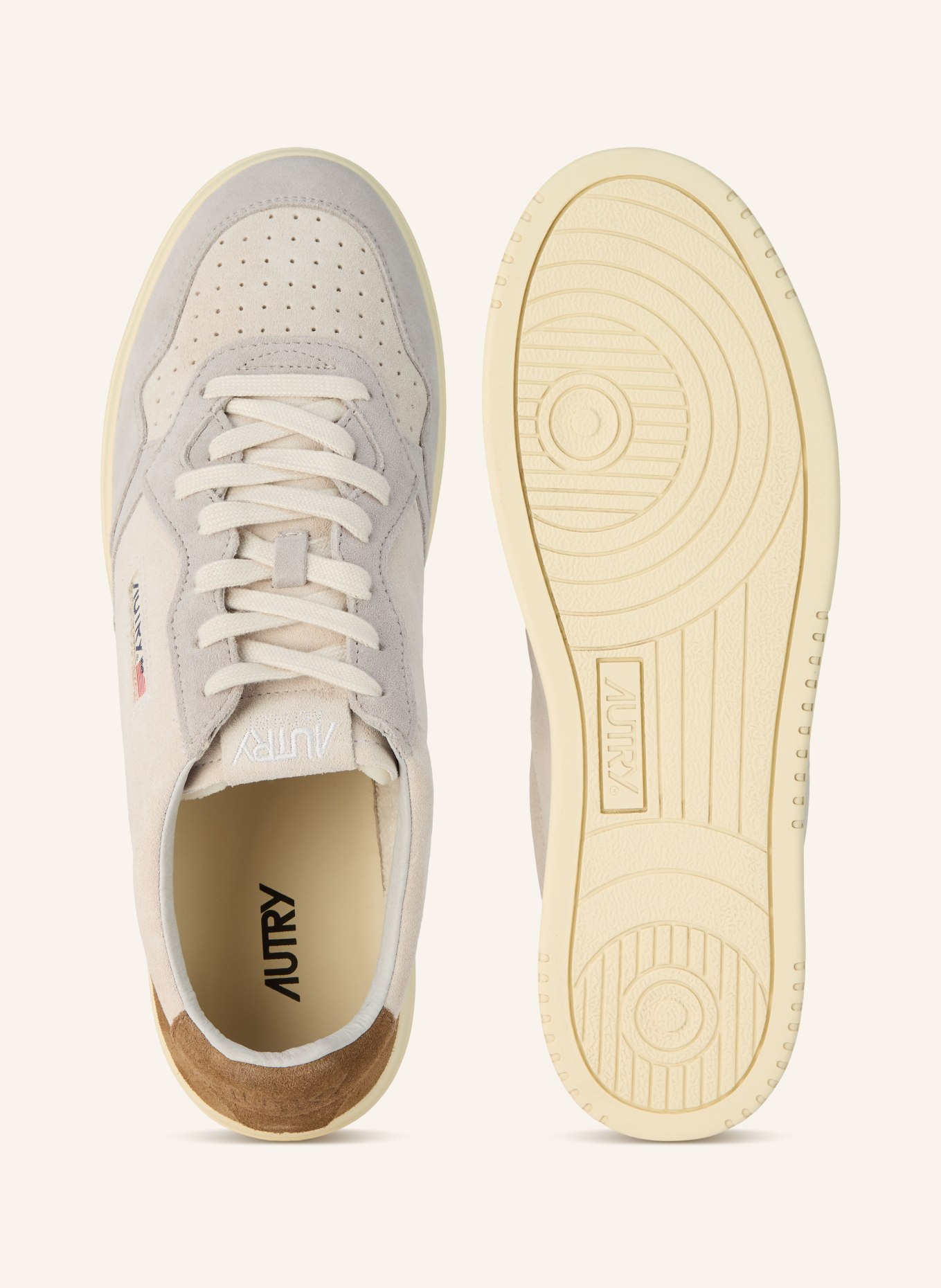 AUTRY Sneaker MEDALIST LOW TS: BLAUGRAU / BRAUN / HELLGRAU