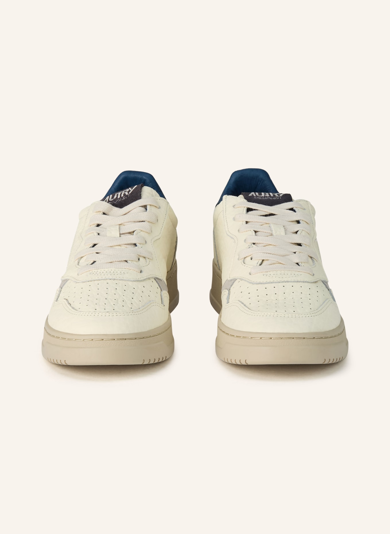 AUTRY Sneaker MEDALIST LOW ELEPHANT: WEISS / DUNKELBLAU