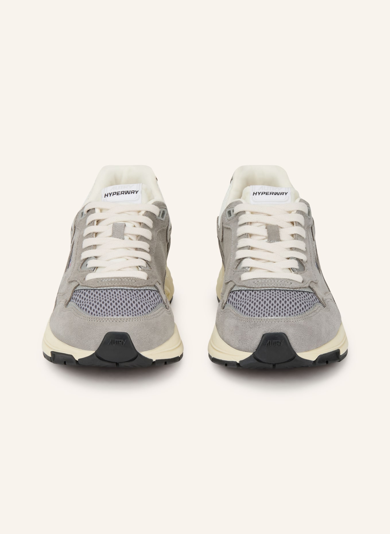 AUTRY Sneaker HYPERWAY LOW: DUNKELGRAU / BEIGE