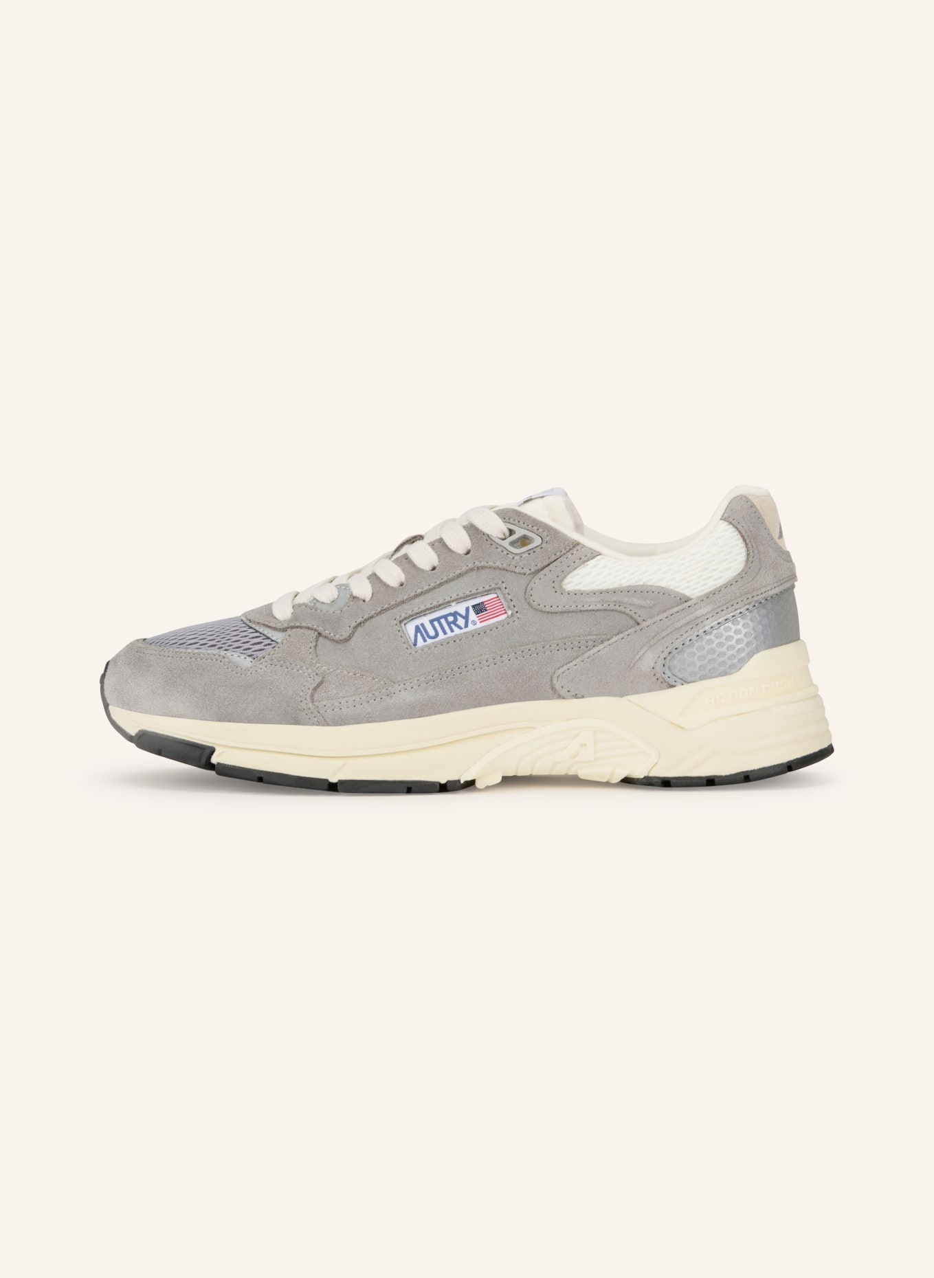 AUTRY Sneaker HYPERWAY LOW: DUNKELGRAU / BEIGE