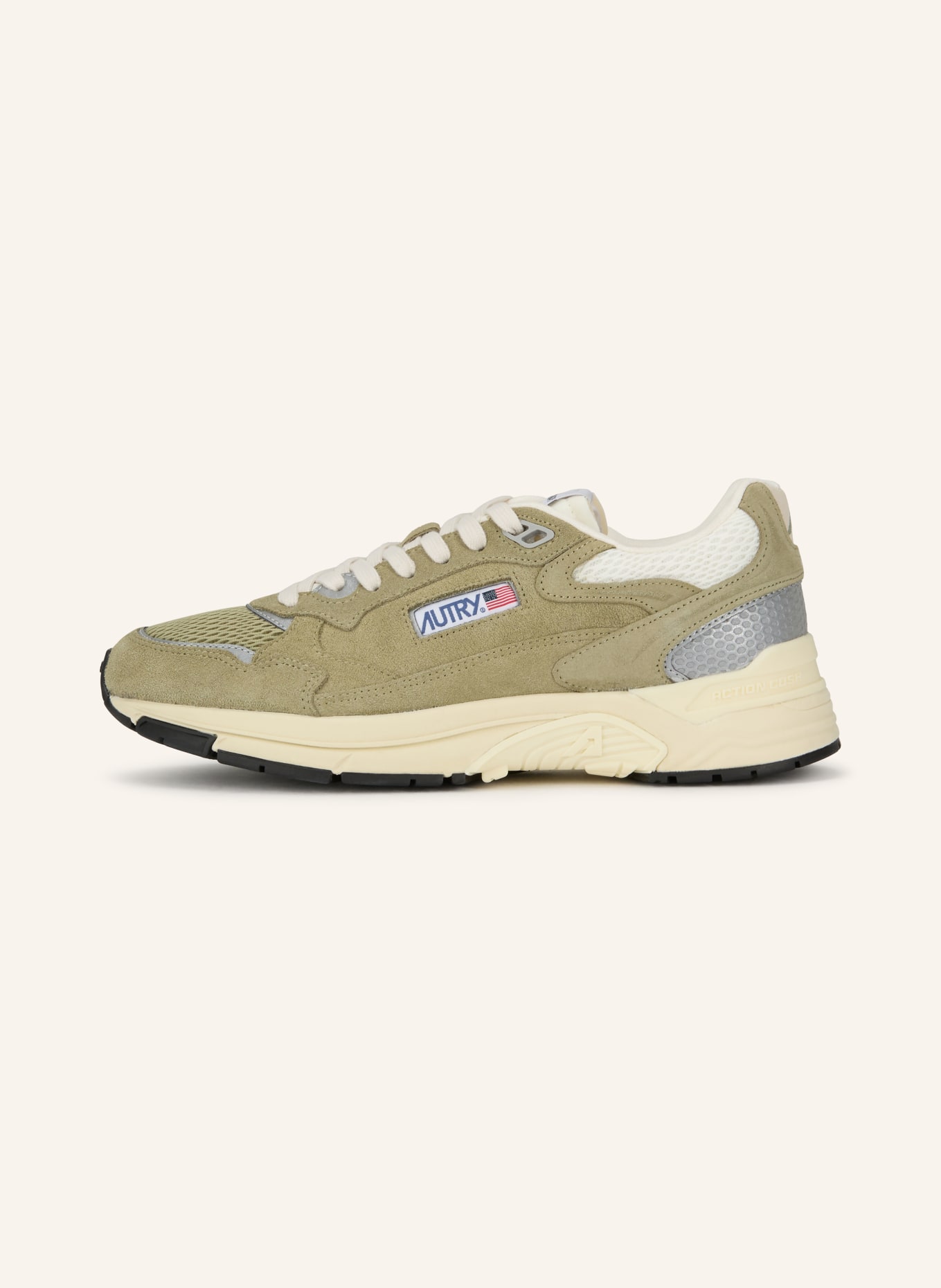 AUTRY Sneaker HYPERWAY LOW: OLIV / BEIGE