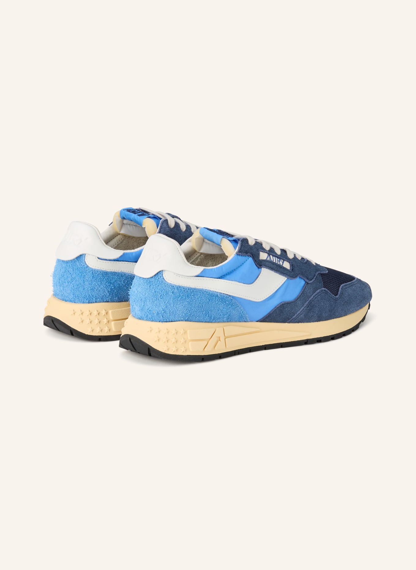 AUTRY Sneaker REELWIND LOW: DUNKELBLAU / HELLBLAU / BLAU