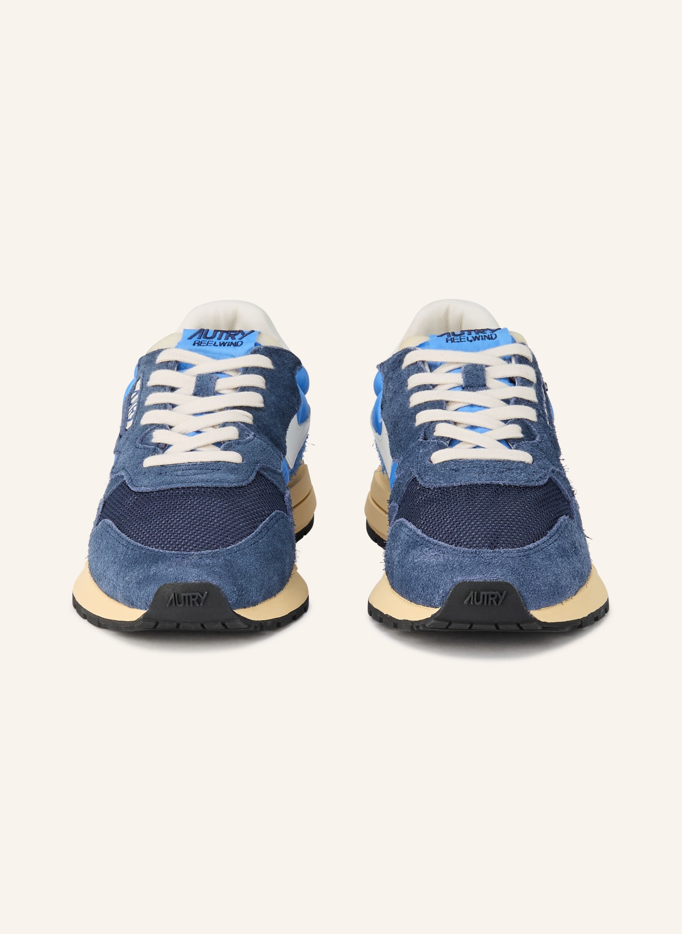 AUTRY Sneaker REELWIND LOW: DUNKELBLAU / HELLBLAU / BLAU