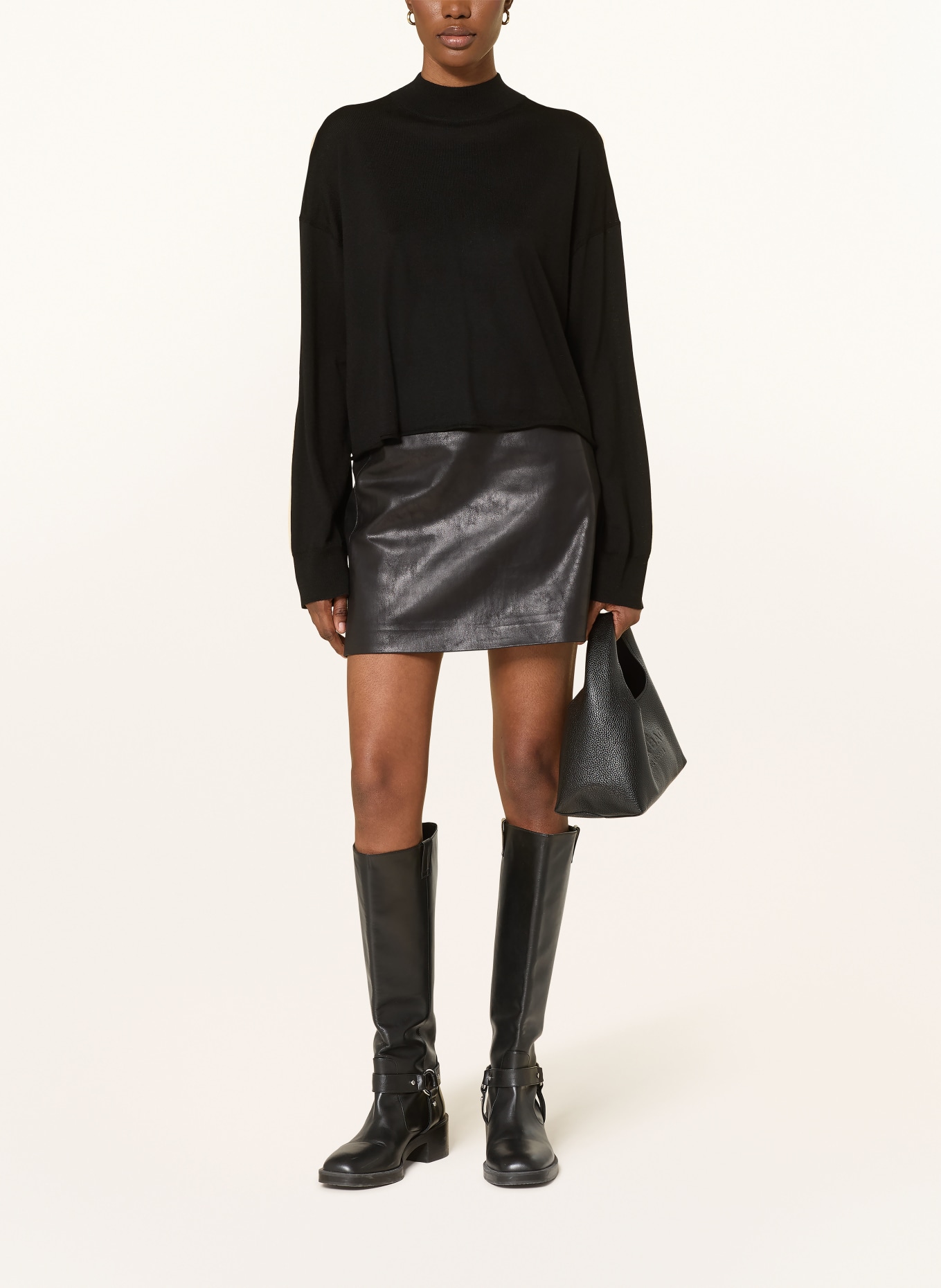 DRYKORN MATHISA sweater: BLACK