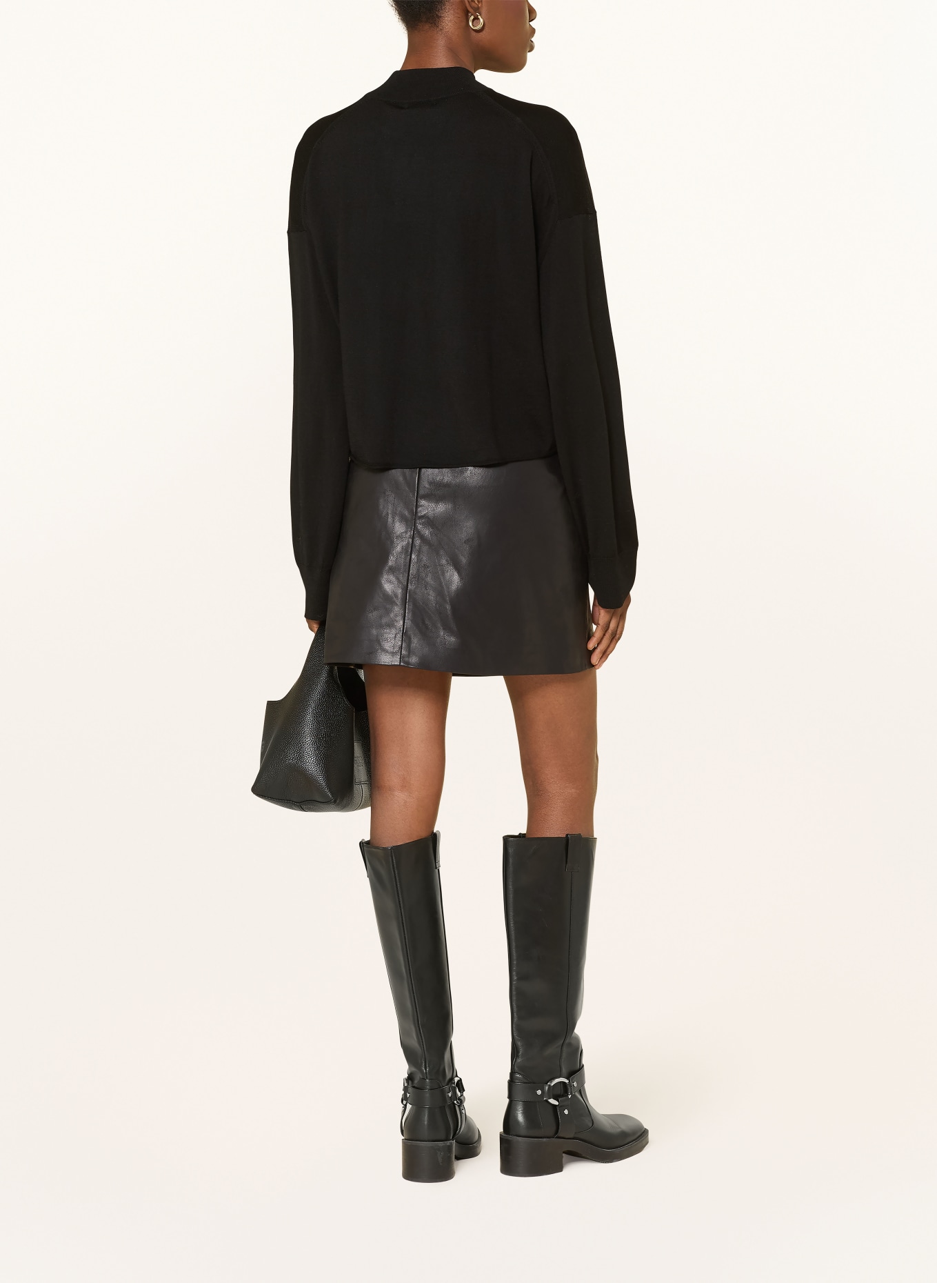 DRYKORN MATHISA sweater: BLACK