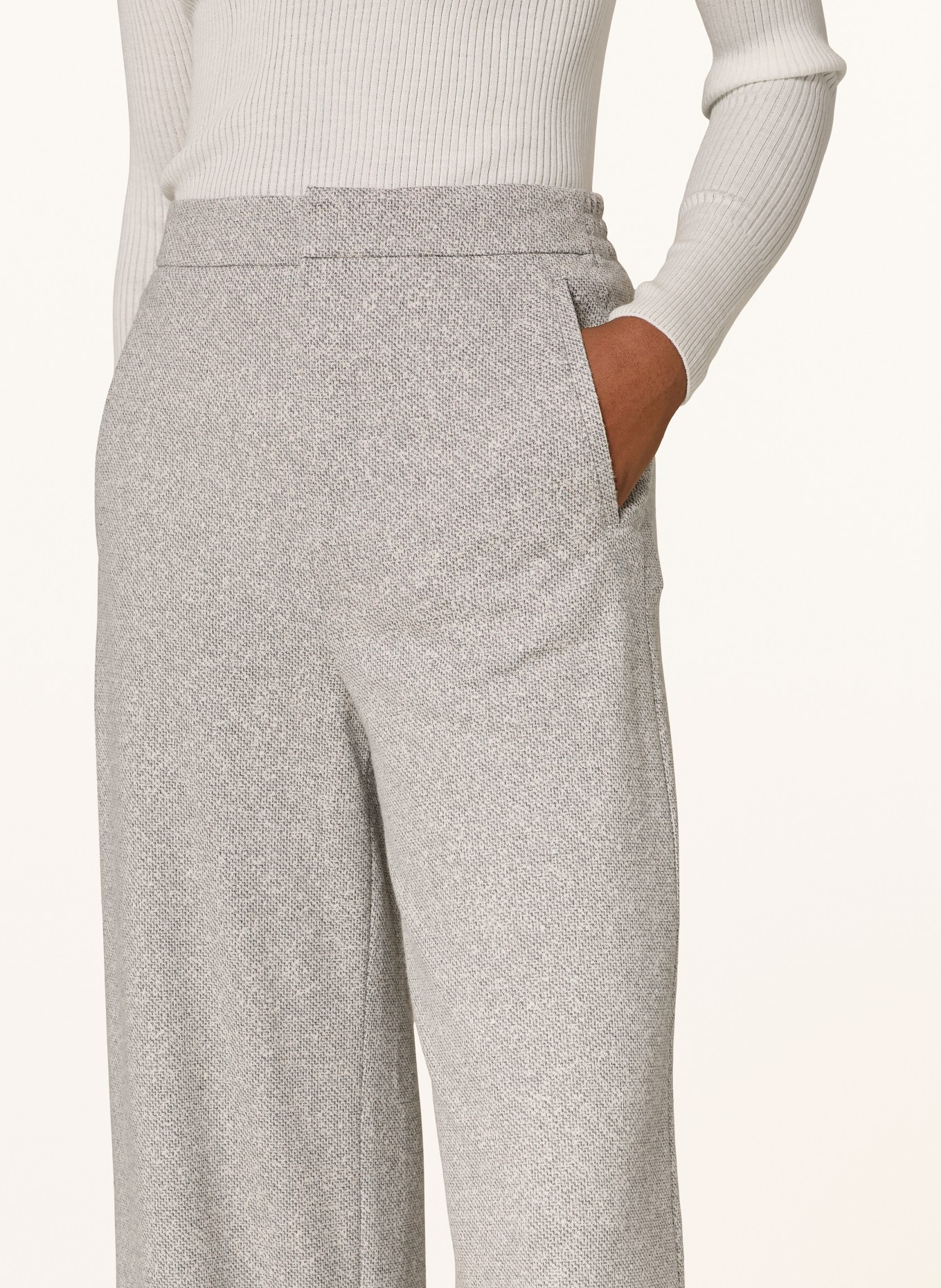 DRYKORN Hose FAE: HELLGRAU / WEISS