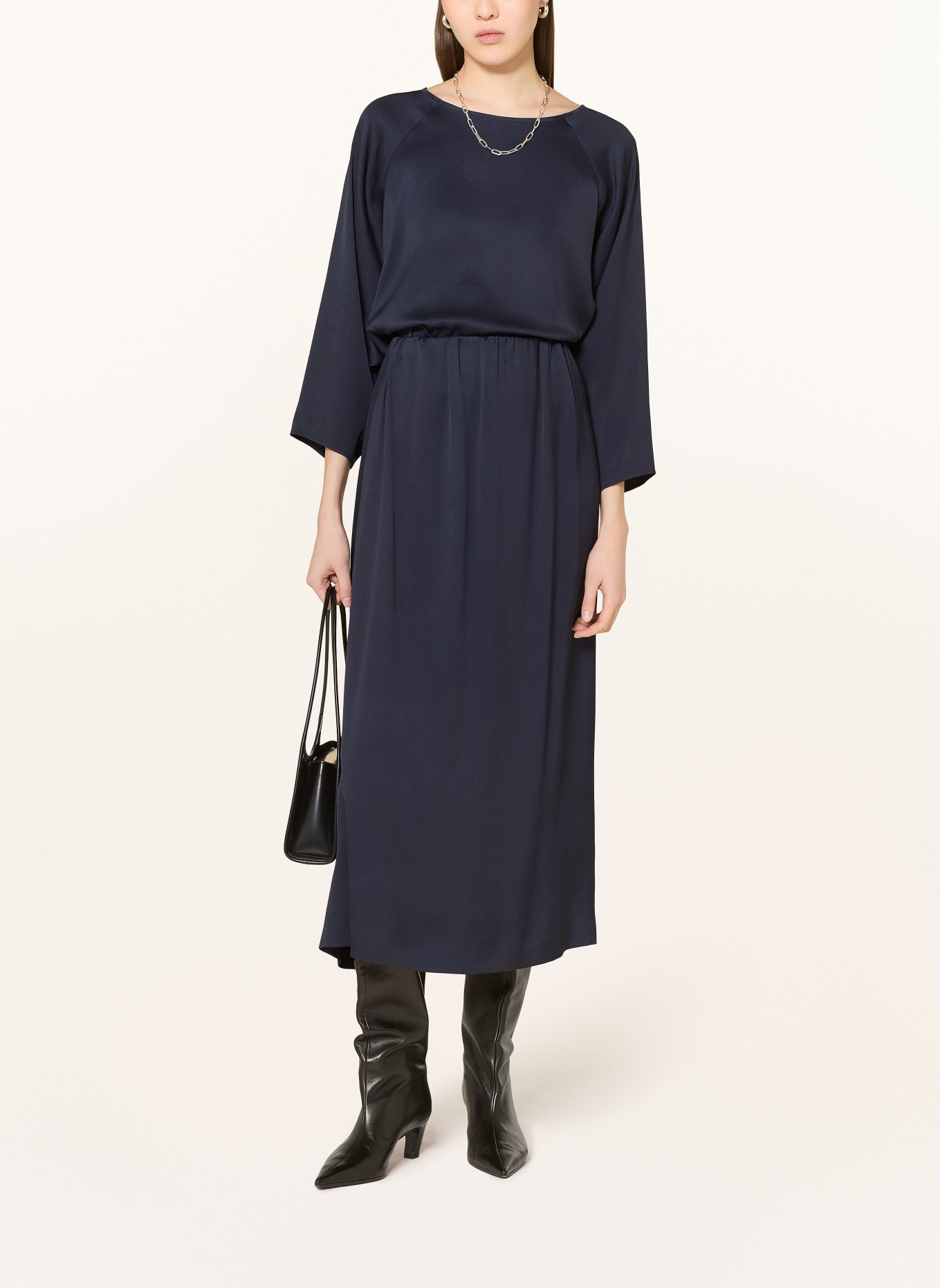 DRYKORN Satinrock IDONEA: DUNKELBLAU