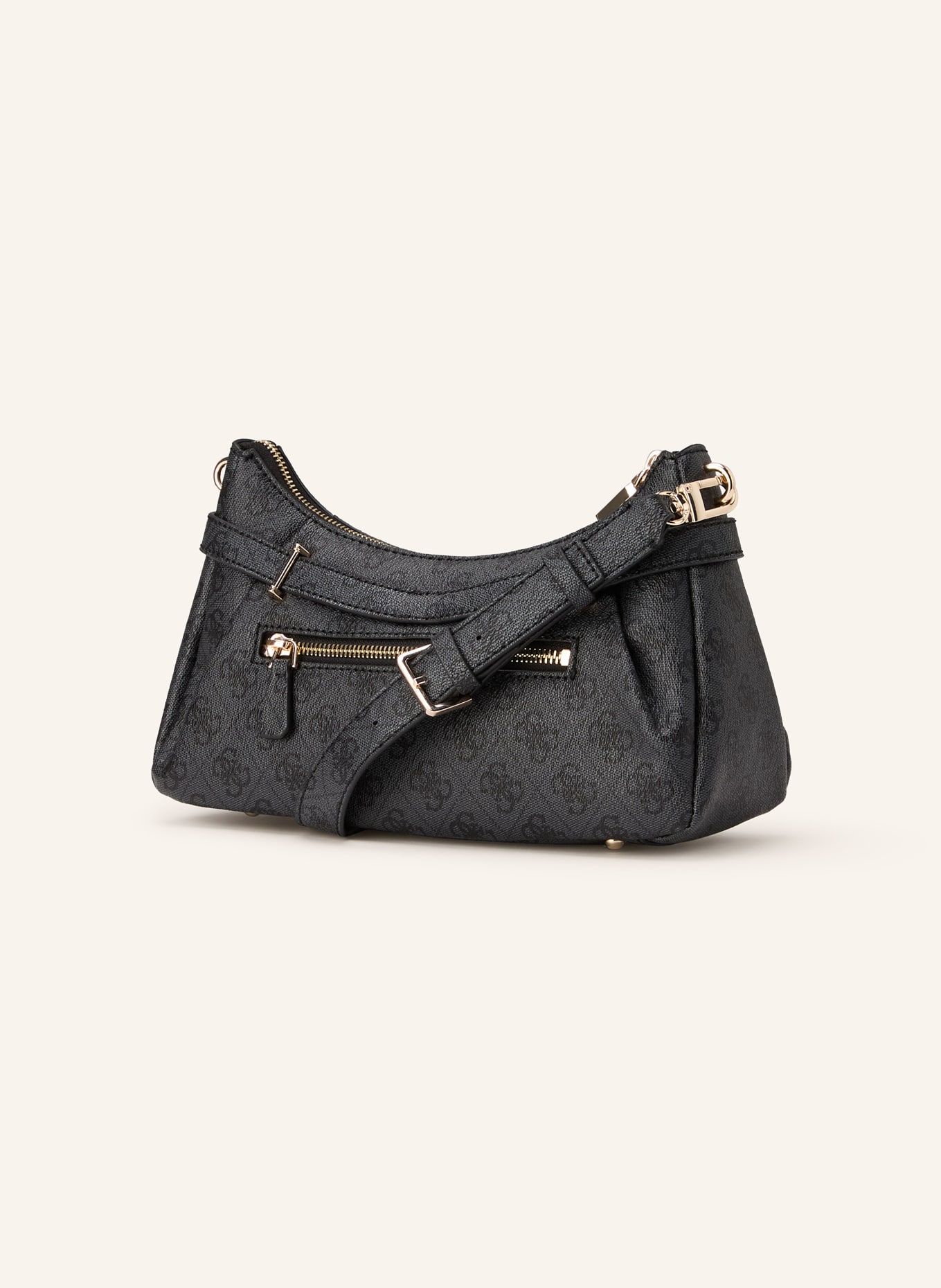 GUESS YESBA handbag: DARK GRAY / BLACK