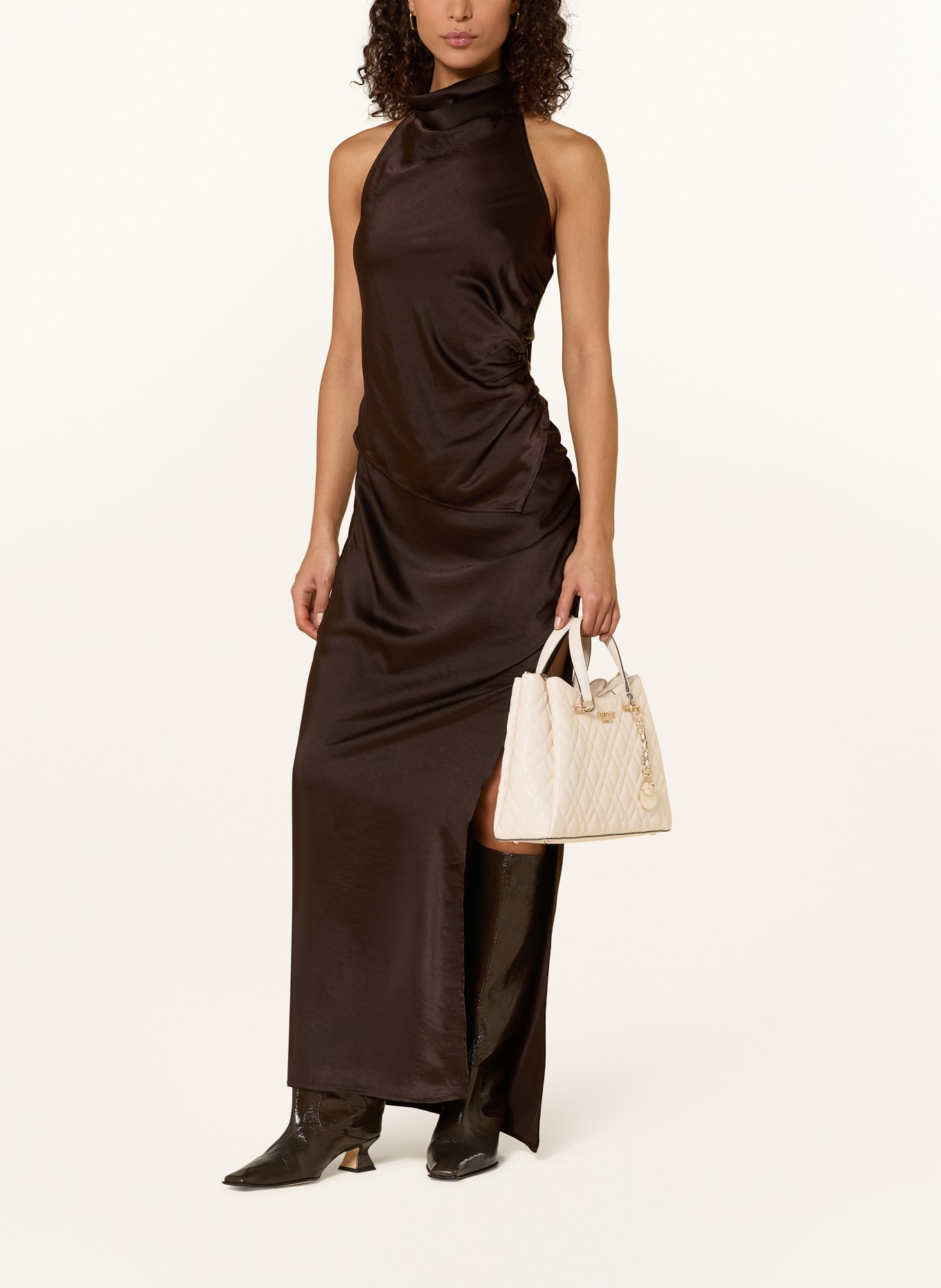 GUESS Torebka ISEMAY: KREMOWY