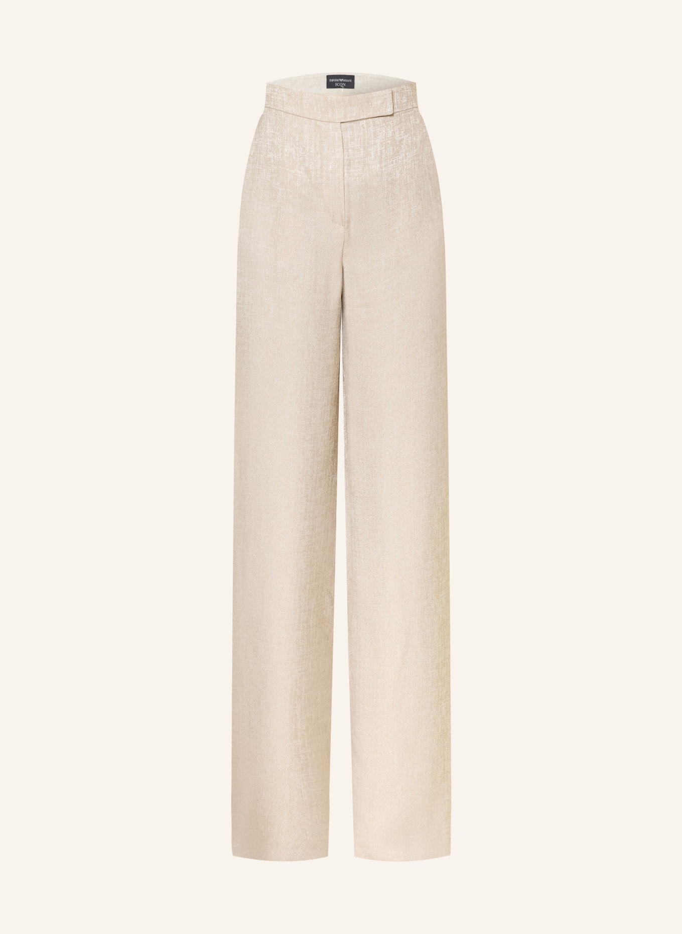 EMPORIO ARMANI kalhoty Marlene: ZLATÁ / STŘÍBRNÁ