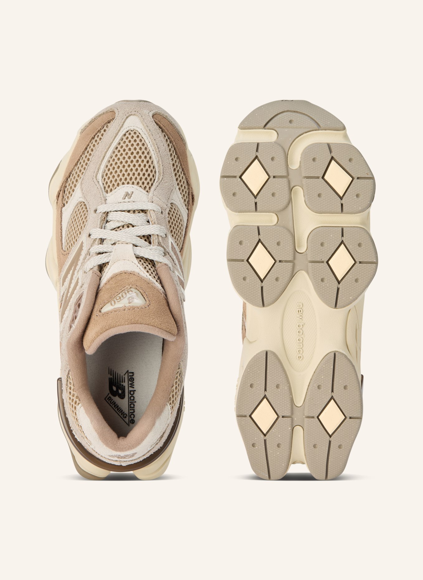 new balance Tenisky 9060: BÉŽOVÁ / VELBLOUDÍ / SVĚTLE HNĚDÁ