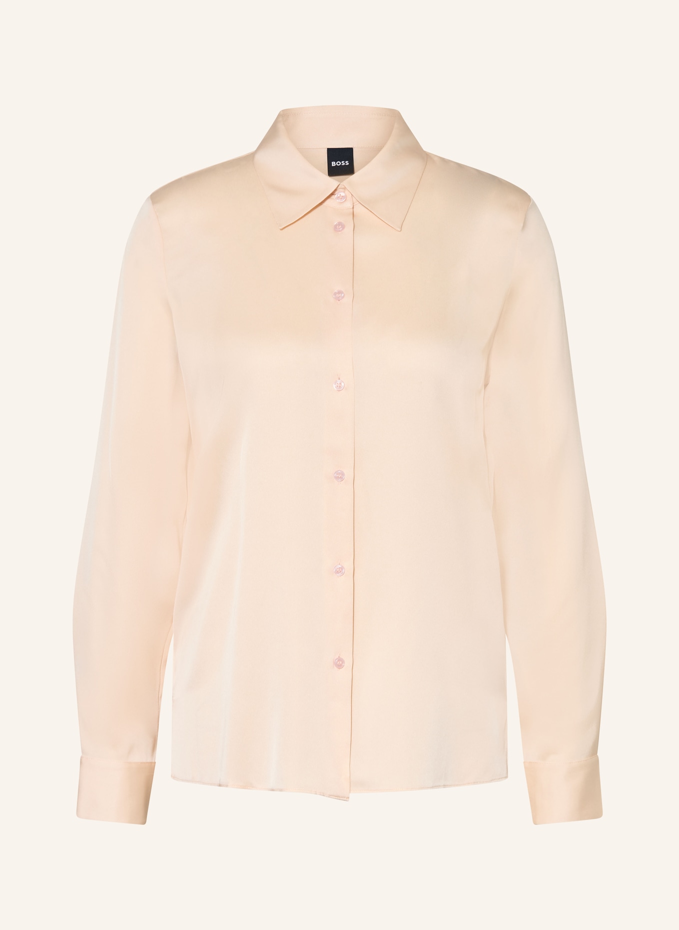 BOSS BONYA silk shirt blouse: CREAM