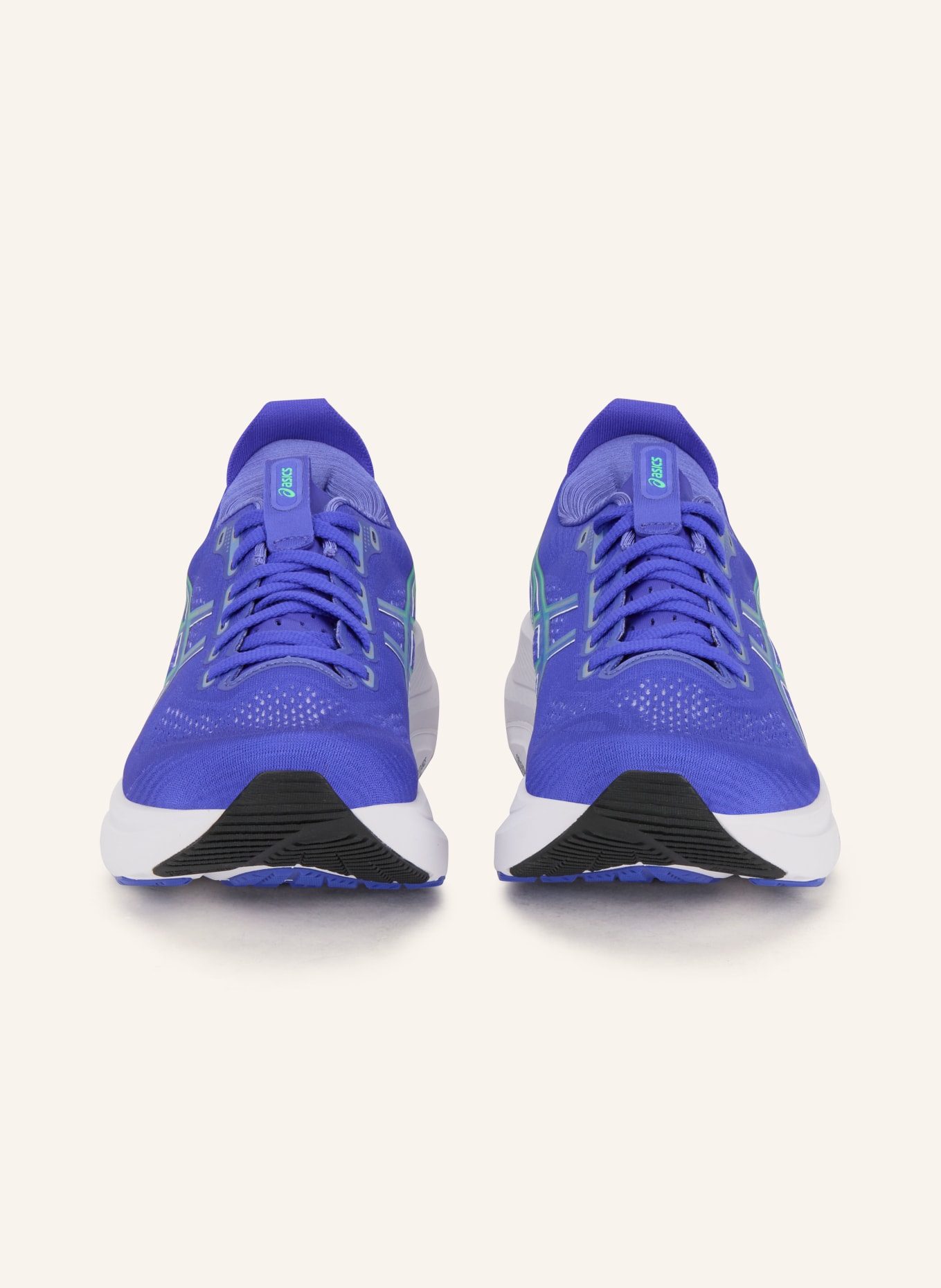 ASICS Laufschuhe GEL-KAYANO 32: BLAU / SILBER / GRÜN