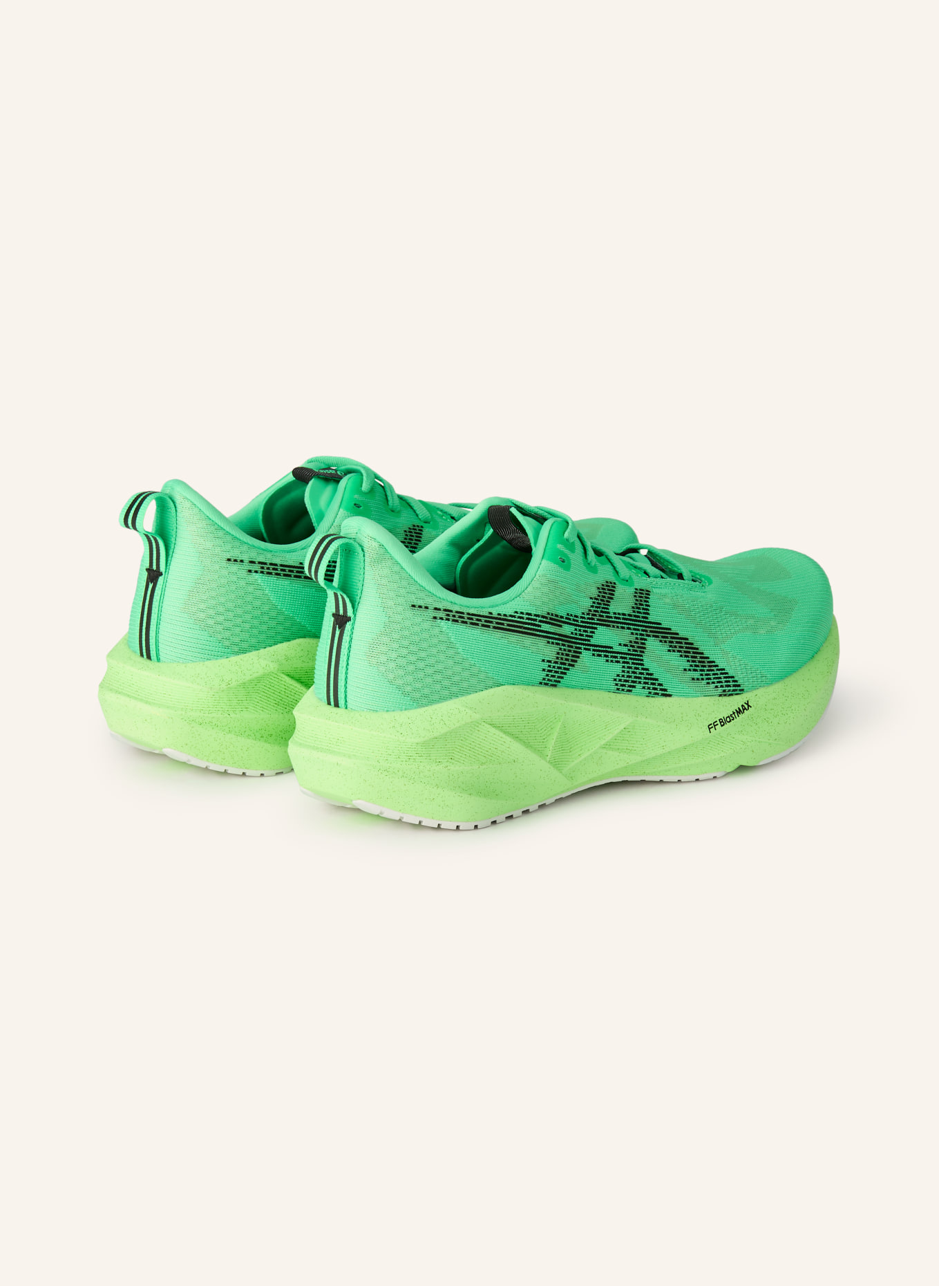 ASICS Laufschuhe NOVABLAST 5: NEONGRÜN / SCHWARZ