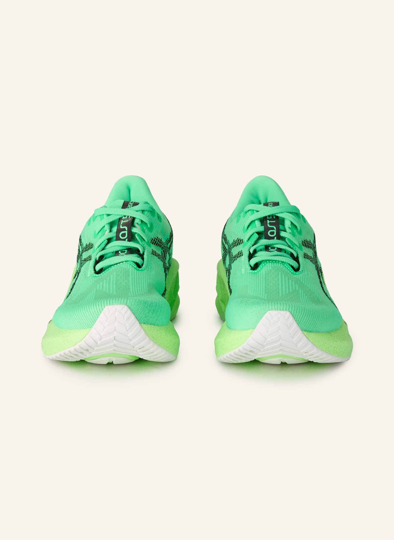 ASICS Laufschuhe NOVABLAST 5: NEONGRÜN / SCHWARZ