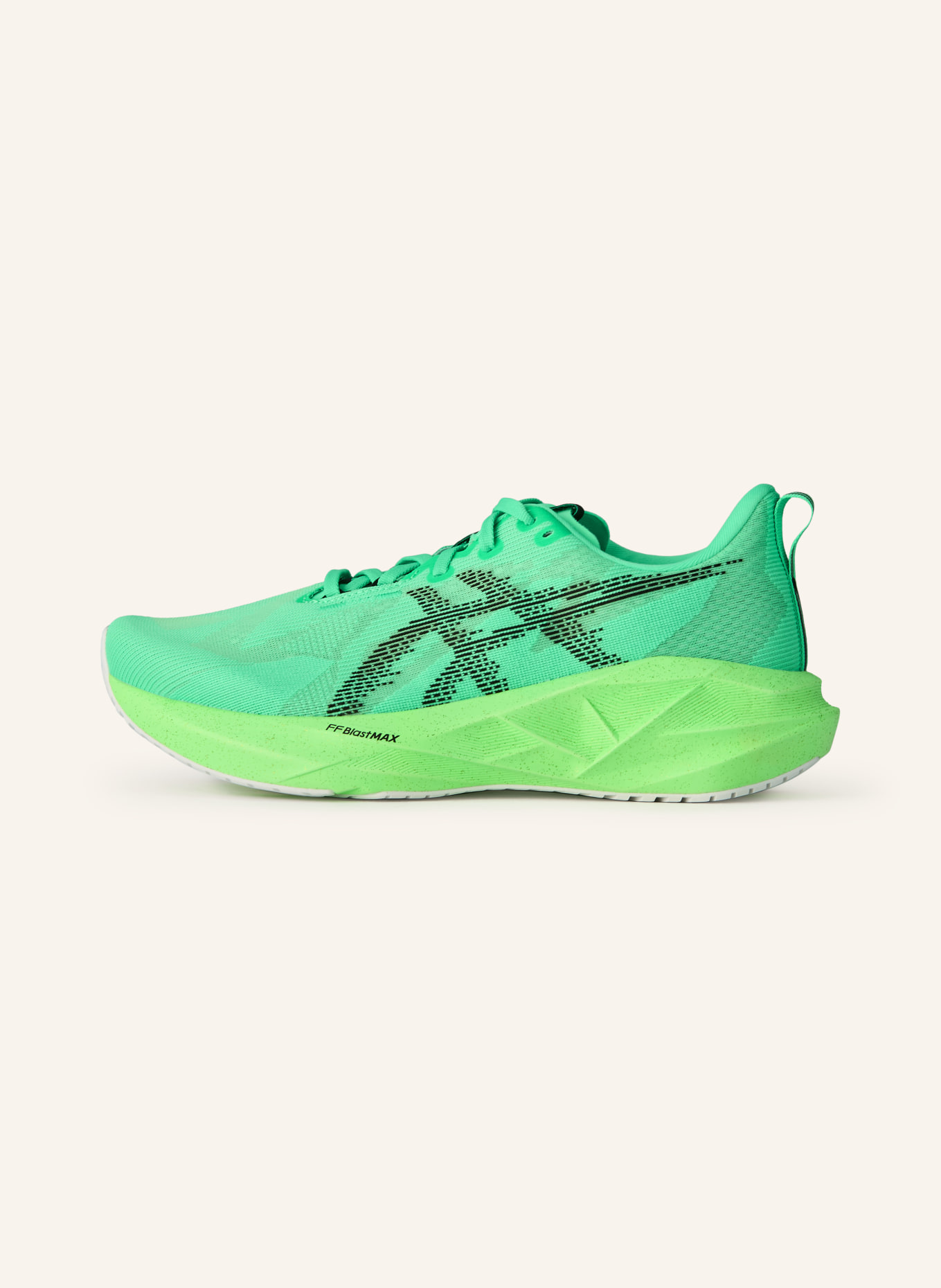 ASICS Laufschuhe NOVABLAST 5: NEONGRÜN / SCHWARZ