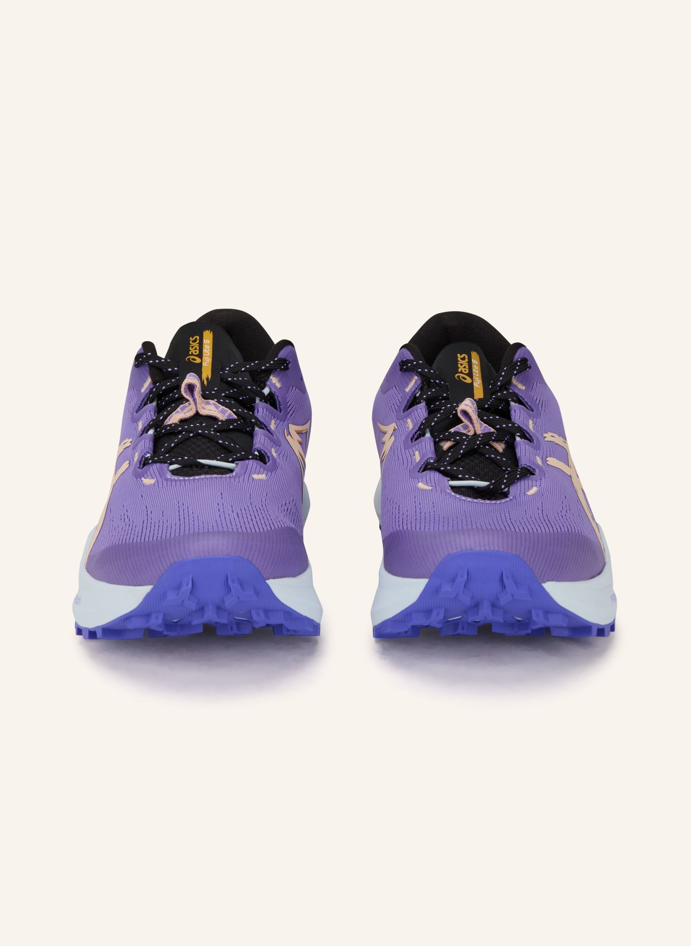 ASICS Trailrunning-Schuhe FUJI LITE 6: LILA / CAMEL / HELLGRAU