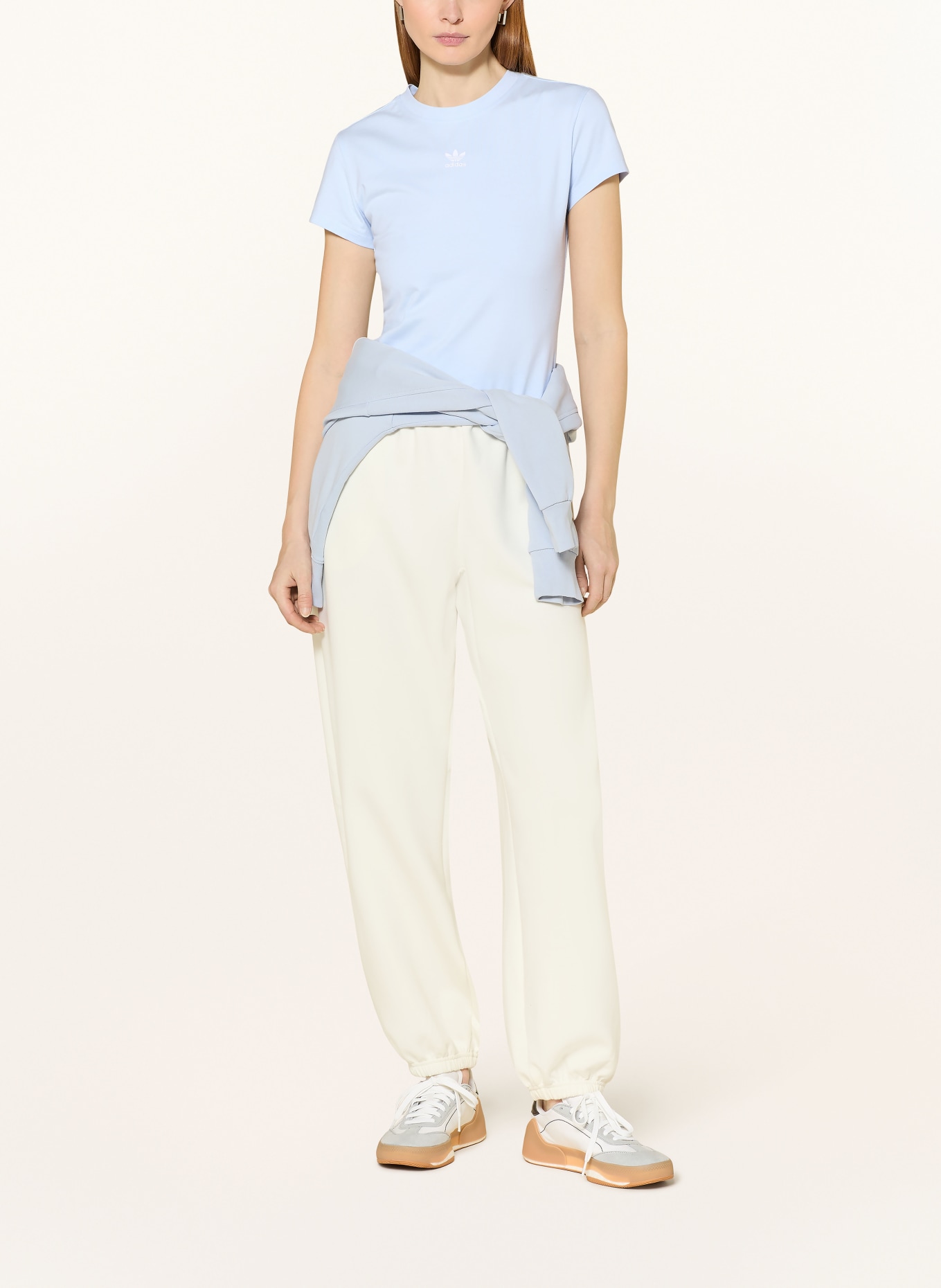 adidas Originals ESSENTIALS T-shirt: LIGHT BLUE